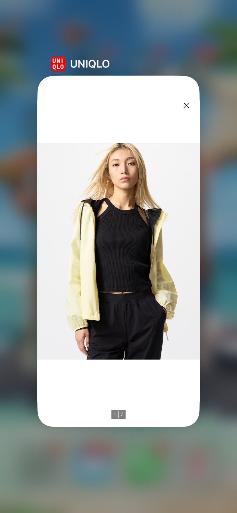 エアリズムUVカットフルジップパーカ（長袖）/ユニクロ/その他を使ったクチコミ（3枚目）