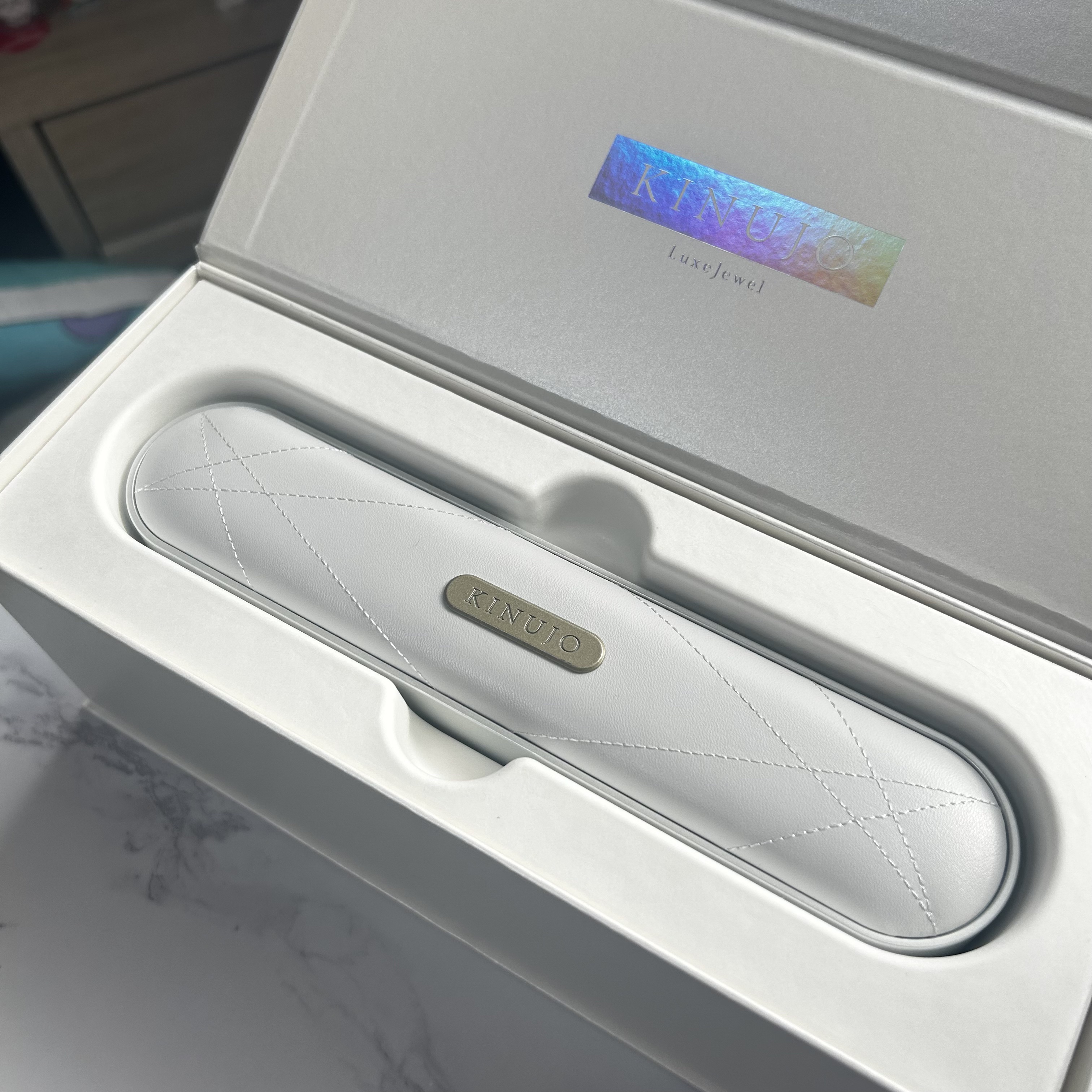Luxejewel［ラグジュエル］-KINUJO コードレスアイロン-/KINUJO/ストレートアイロンを使ったクチコミ（2枚目）