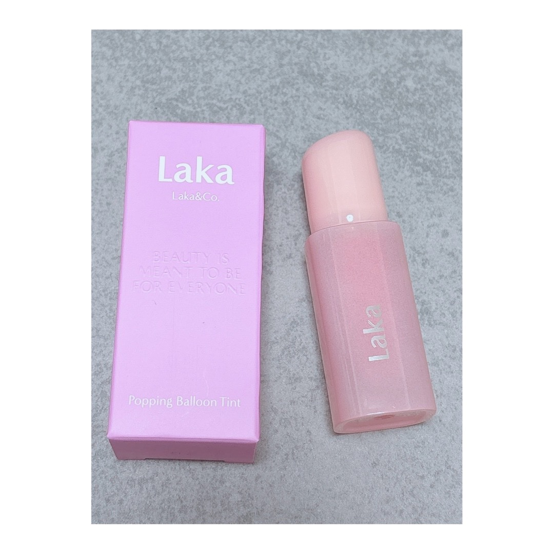 ポッピングバルーンティント/Laka/リップティントを使ったクチコミ（1枚目）