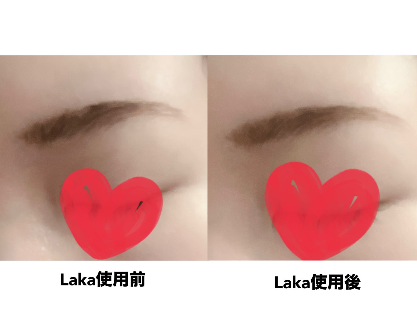 ラカ ピクシーブロウカラ/Laka/眉マスカラを使ったクチコミ(2枚目)