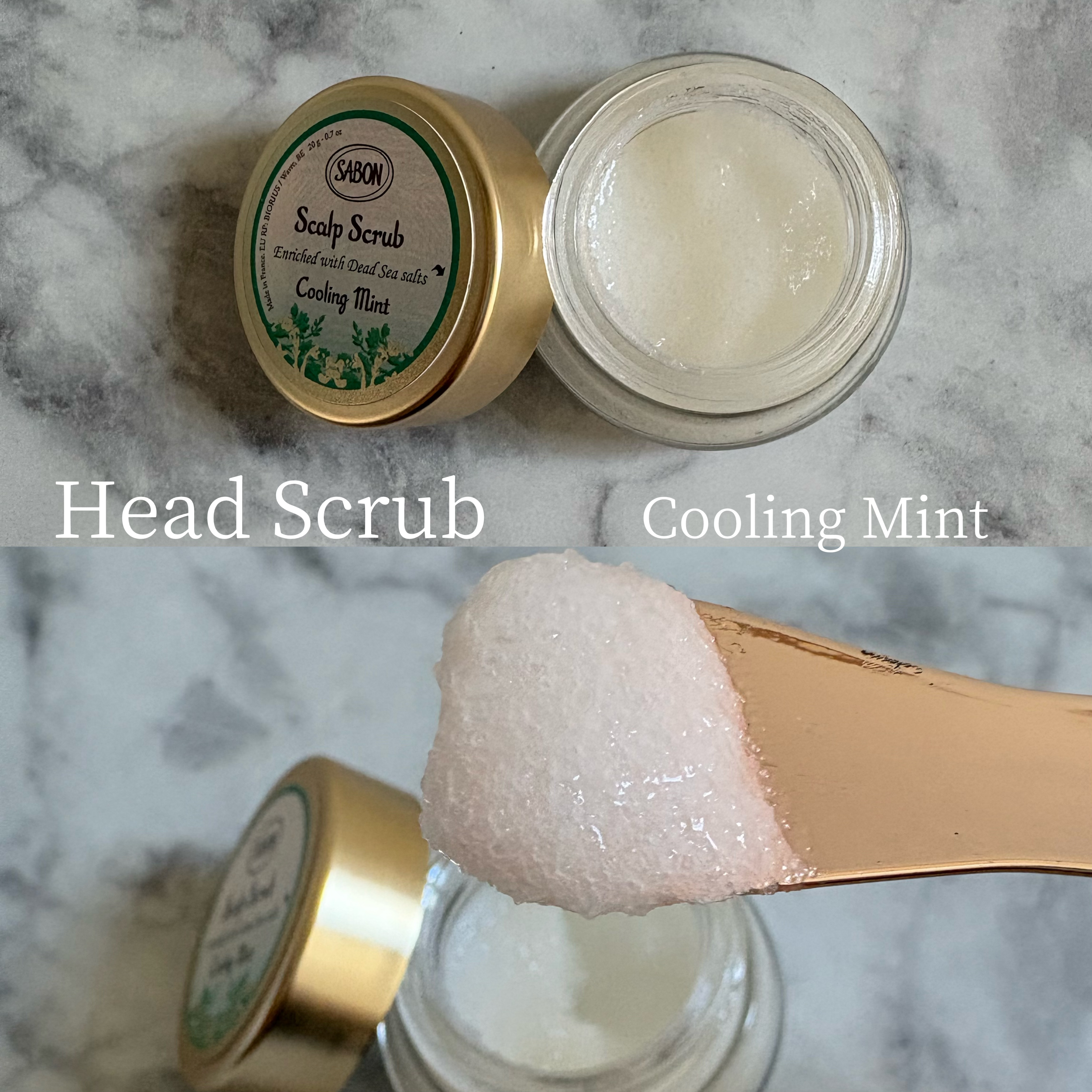 ヘッドスクラブ リフレッシング(ミント)/SABON/ヘッドスクラブを使ったクチコミ（3枚目）