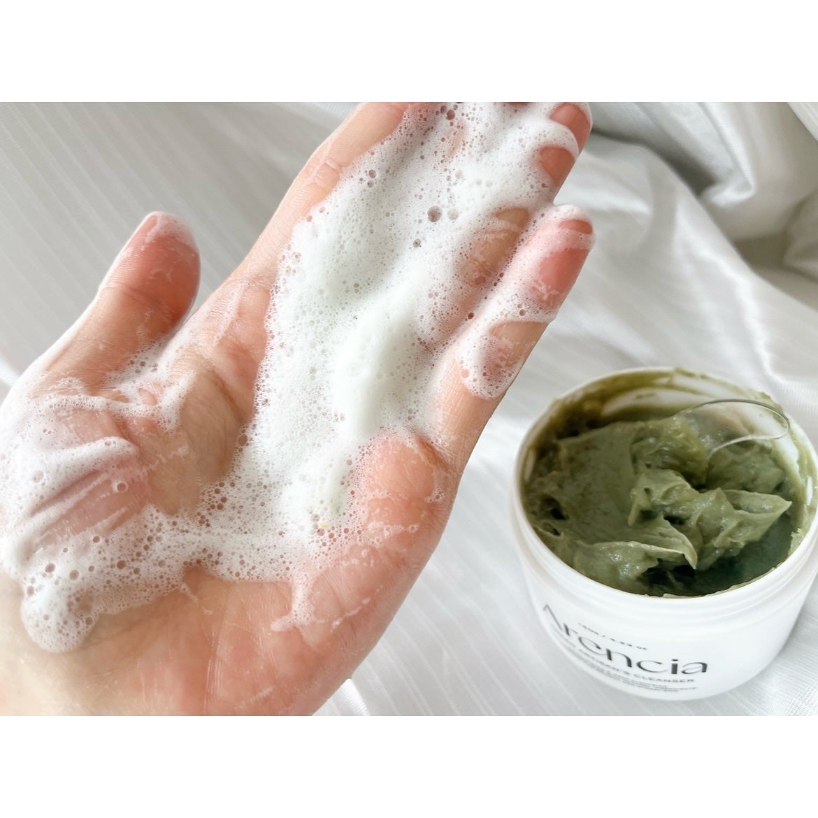 プレミアムもちソープ「グリーンアルティザン」/アレンシア/その他洗顔料を使ったクチコミ(8枚目)