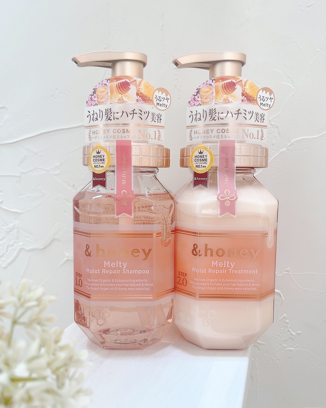 アンドハニー メルティモイストリペア シャンプー＆ヘアトリートメント限定ペアセット／JEONGHAN/&honey/その他キットセットを使ったクチコミ（2枚目）