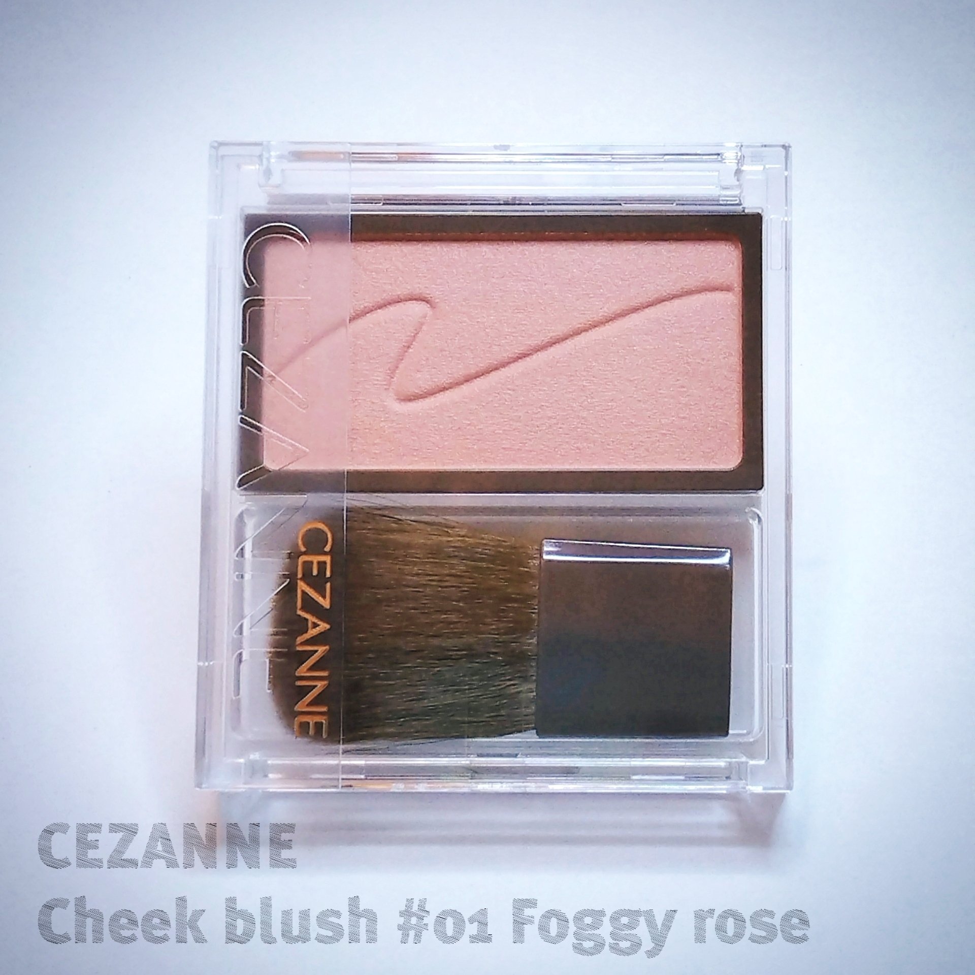 チークブラッシュ/CEZANNE/パウダーチークを使ったクチコミ（1枚目）
