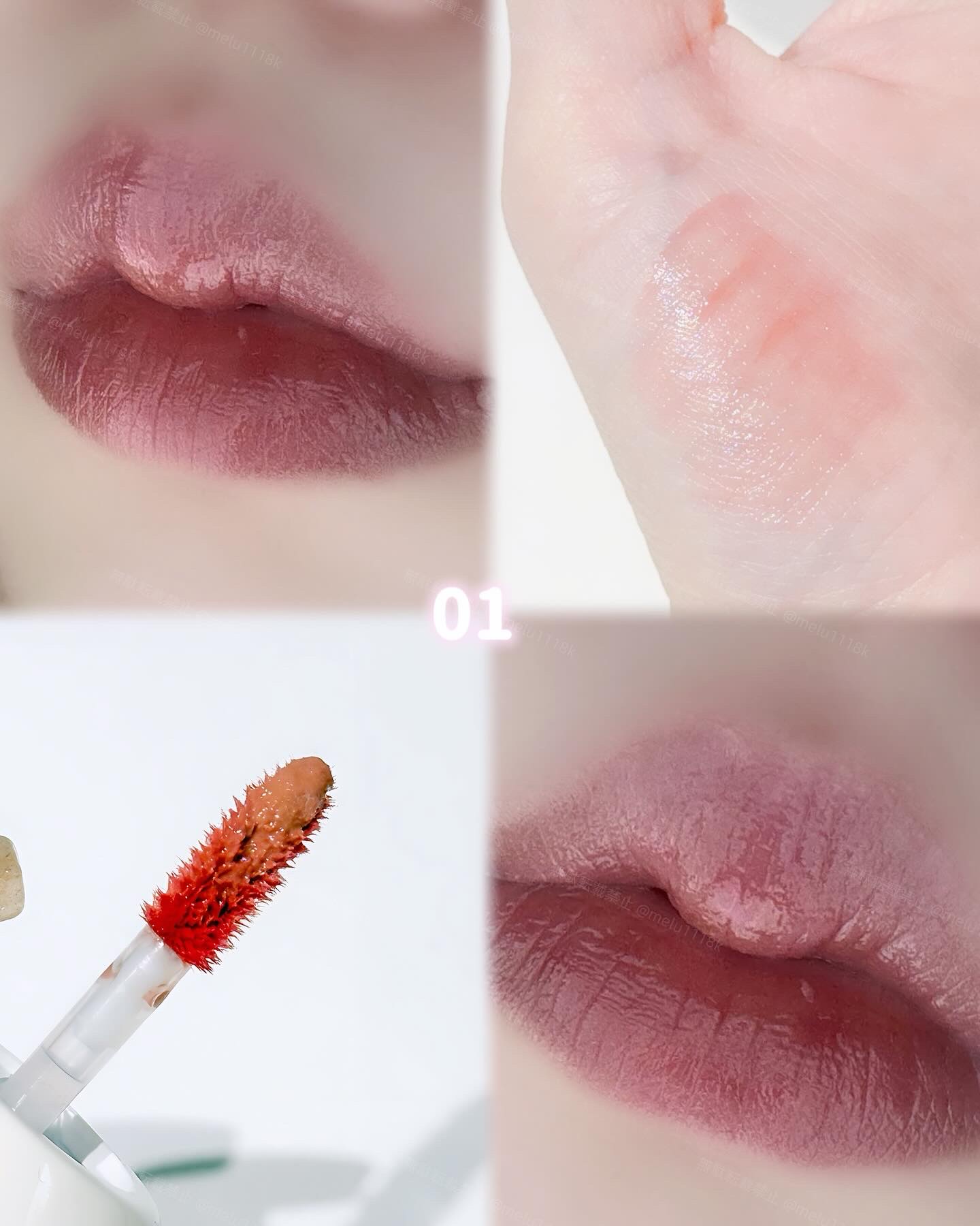 ネーミング グロウ ハートリップティント 01/NAMING./リップティントを使ったクチコミ（2枚目）