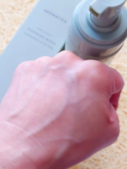 ピュア&ソフトデリケートゾーンソープカモミール&ティーツリー/AROMATICA/デリケートゾーンケアを使ったクチコミ(5枚目)