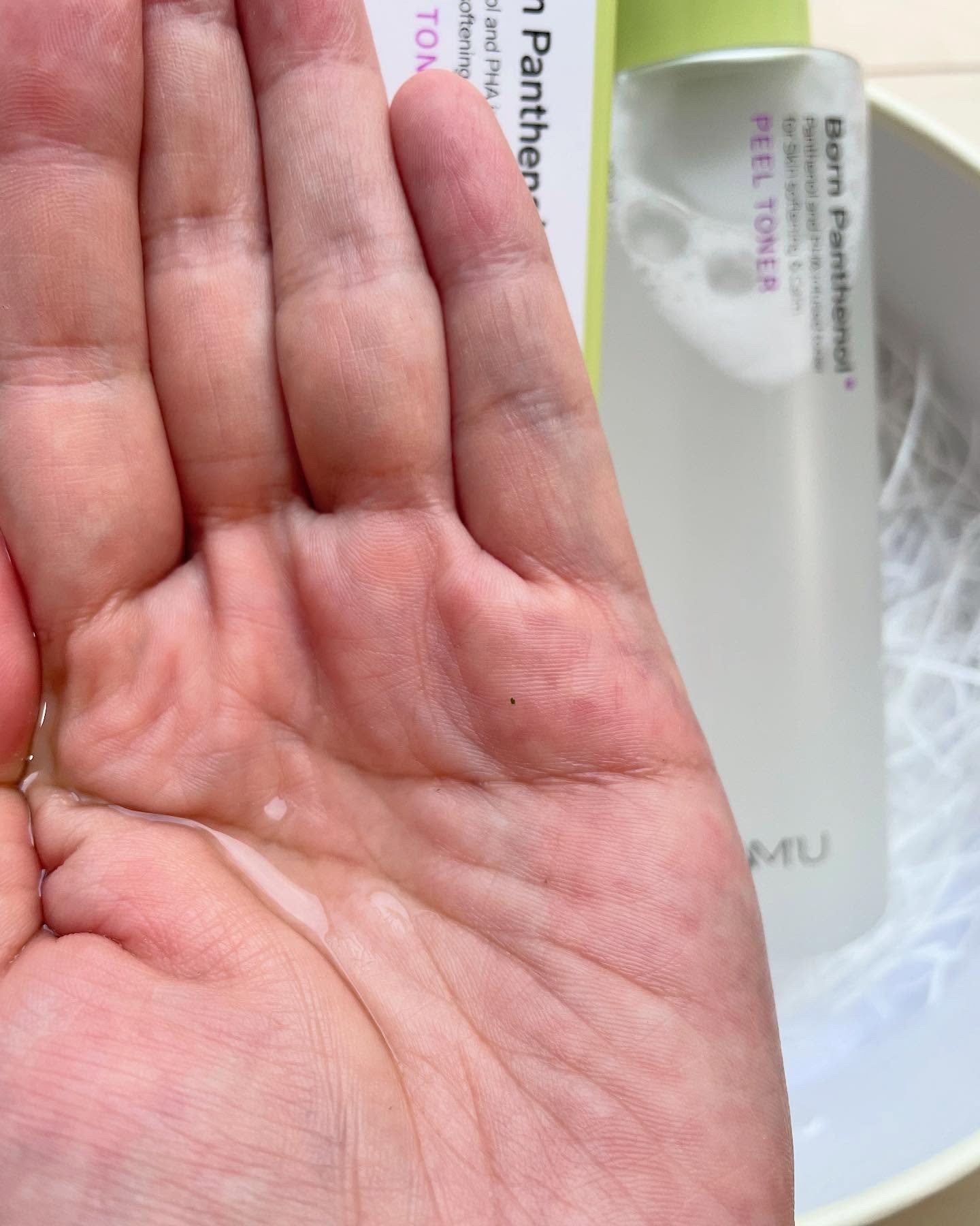 ボーンパンテノールピールトナー/SAM'U/化粧水を使ったクチコミ（3枚目）