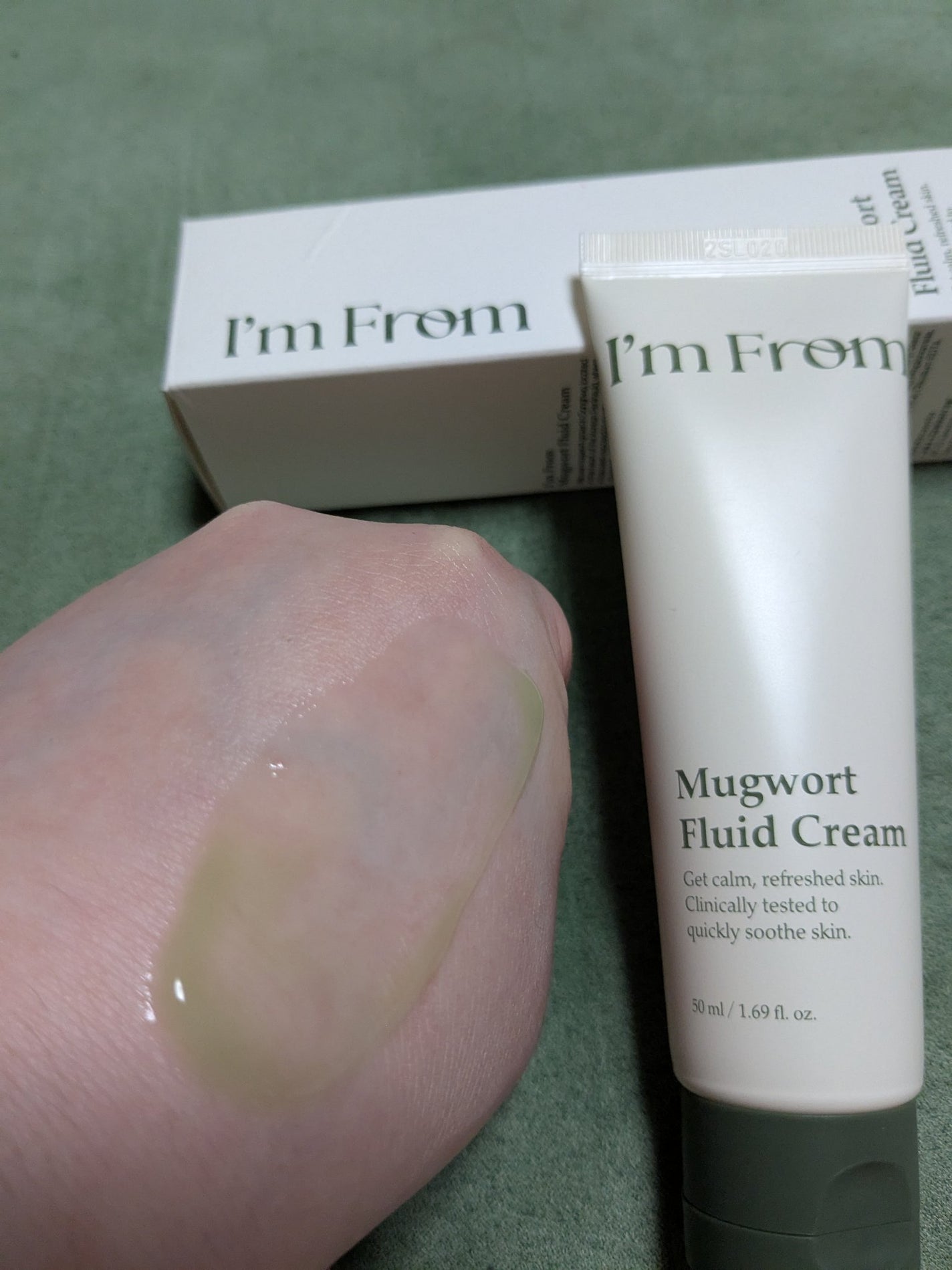 MUGWORT CREAM/I'm from/フェイスクリームを使ったクチコミ(3枚目)