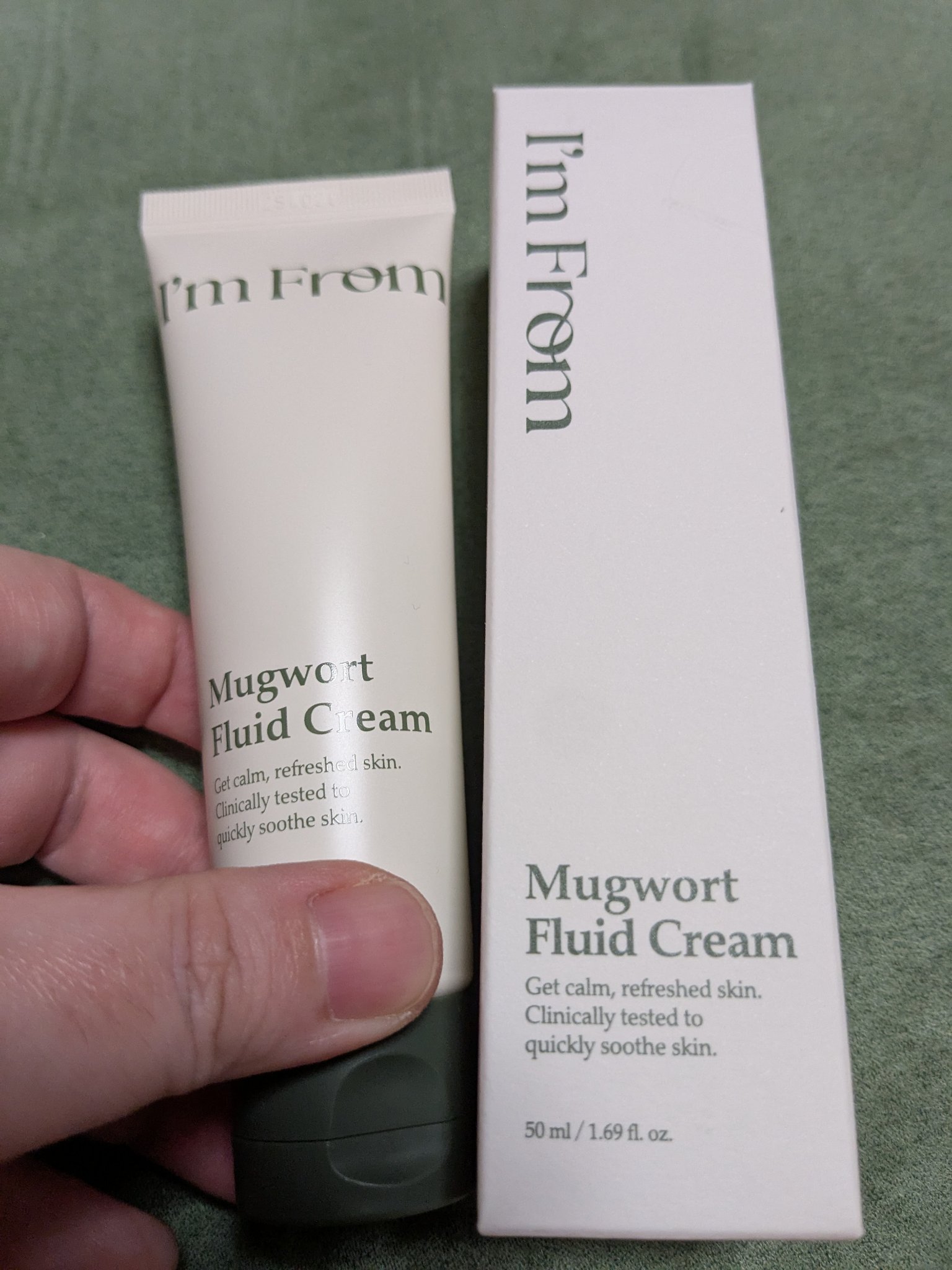 MUGWORT CREAM/I&#39;m from/フェイスクリームを使ったクチコミ（1枚目）