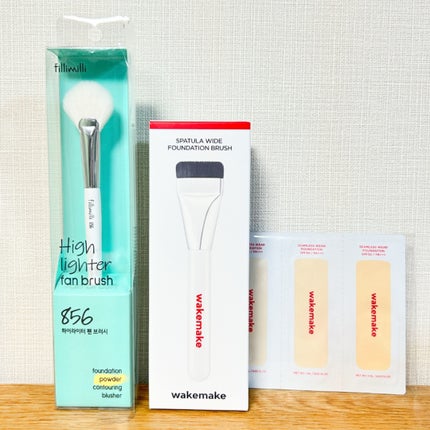 Spatula Wide Foundation Brush/wakemake/メイクブラシを使ったクチコミ(1枚目)