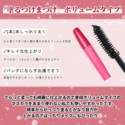 「塗るつけまつげ」ボリュームタイプ/デジャヴュ/マスカラを使ったクチコミ(2枚目)