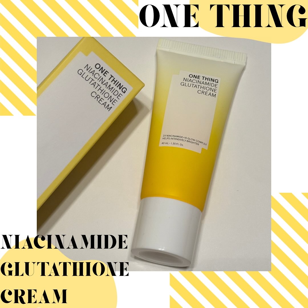 ナイアシンアミド グルタチオン クリーム/ONE THING/フェイスクリームを使ったクチコミ（1枚目）