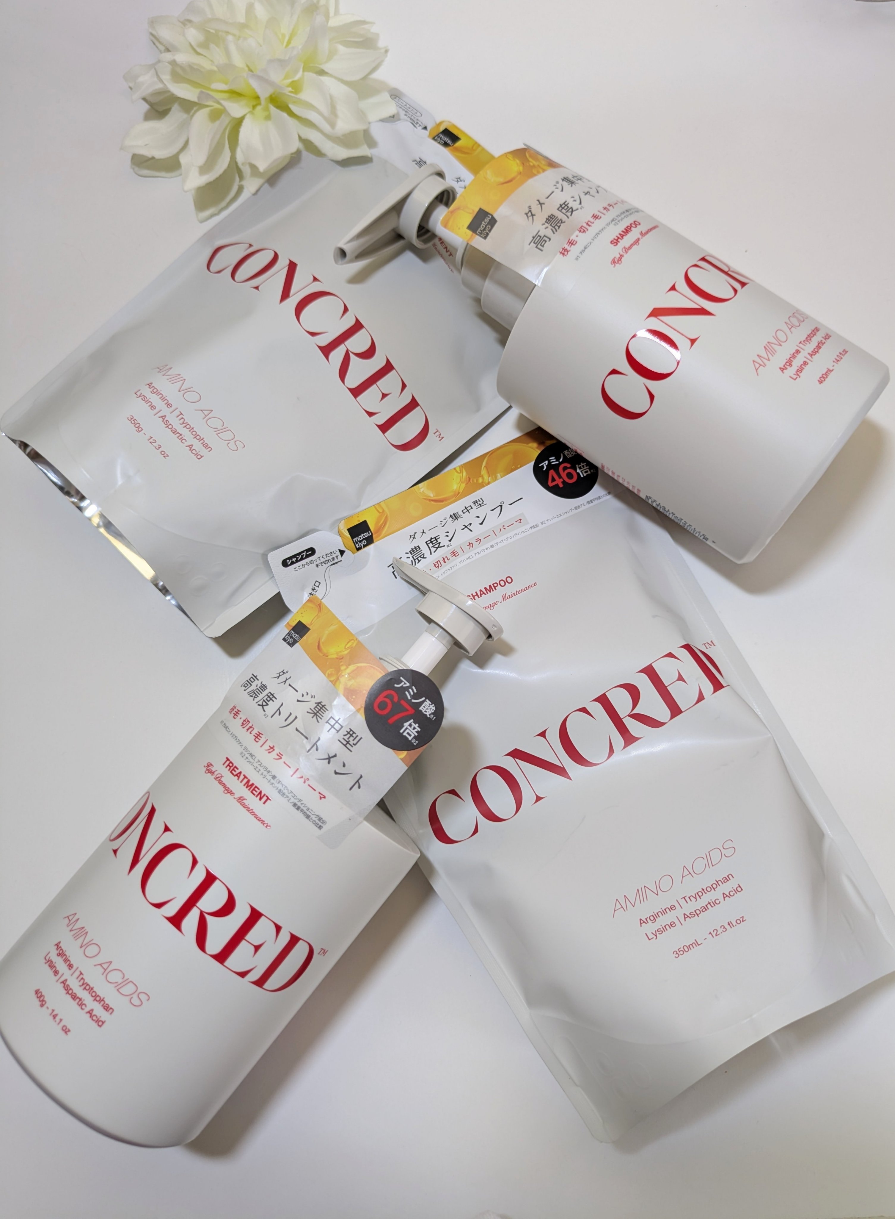 ハイダメージ メンテナンス シャンプー/トリートメント シャンプー詰替/matsukiyo CONCRED/市販シャンプーを使ったクチコミ（1枚目）