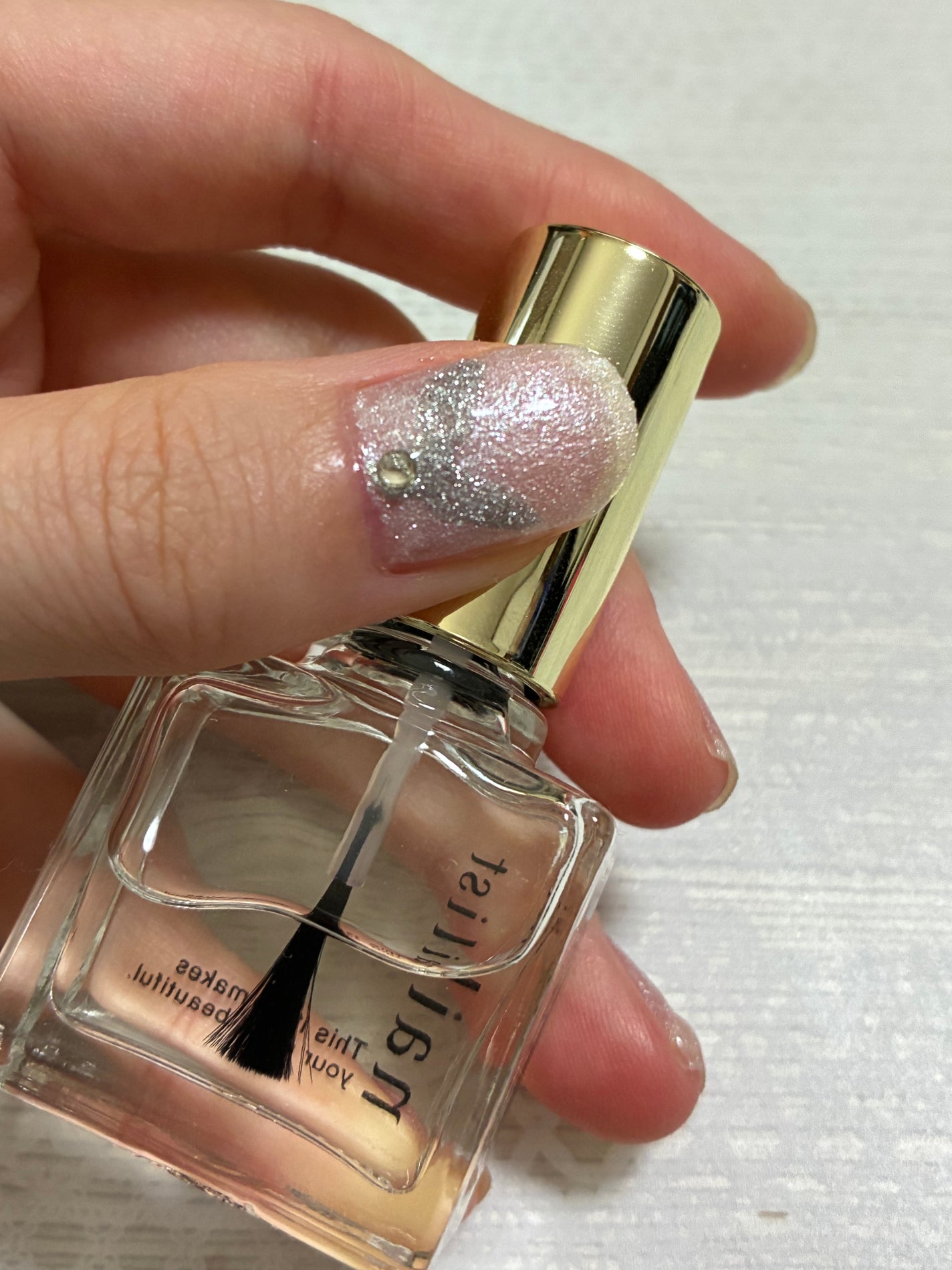 ジェルボリュームトップコート/キャンメイク/ネイルトップコートを使ったクチコミ(5枚目)