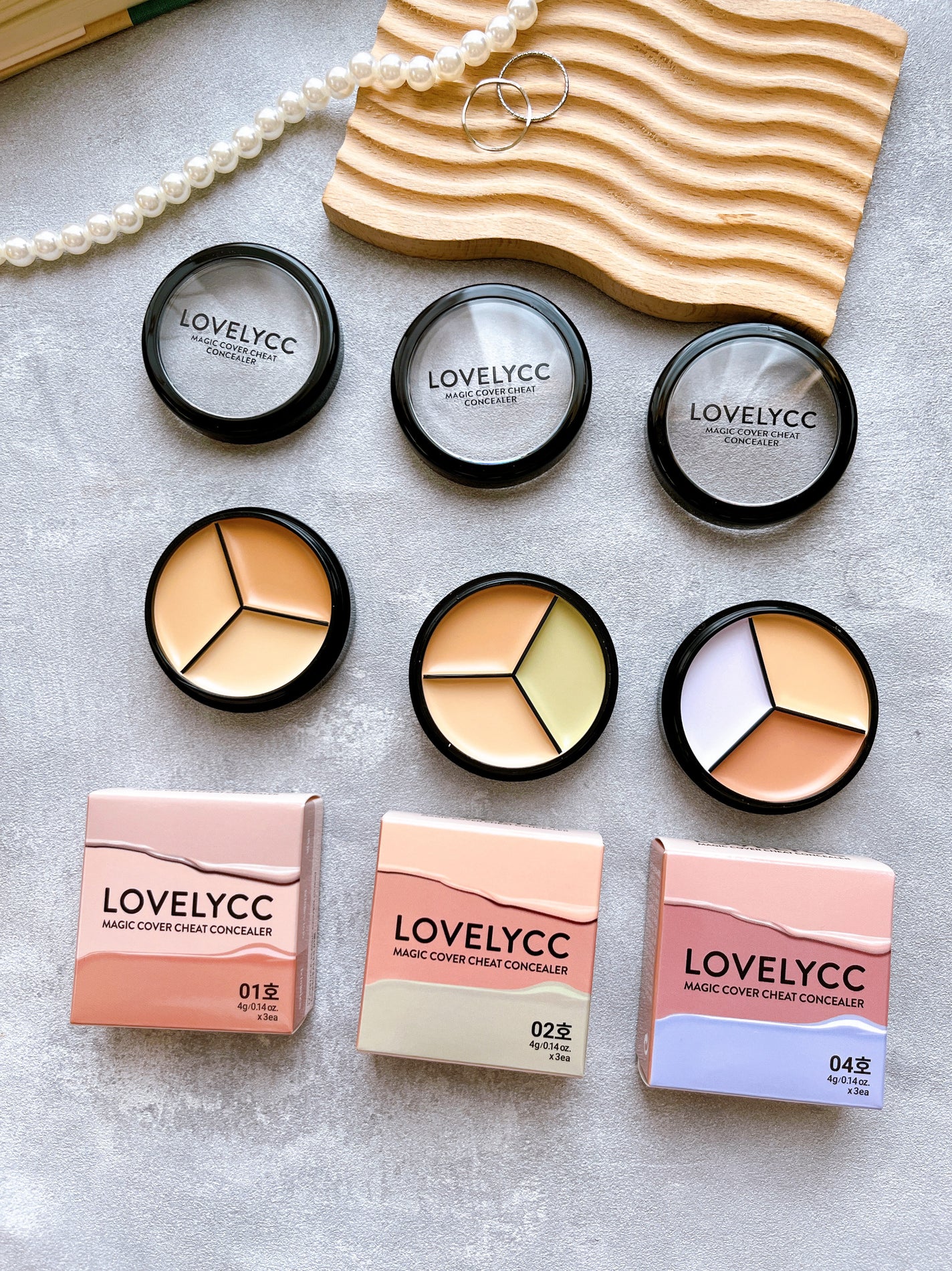 lovelycc マジックカバーチートコンシーラー/LOVELYCC/パレットコンシーラーを使ったクチコミ(2枚目)