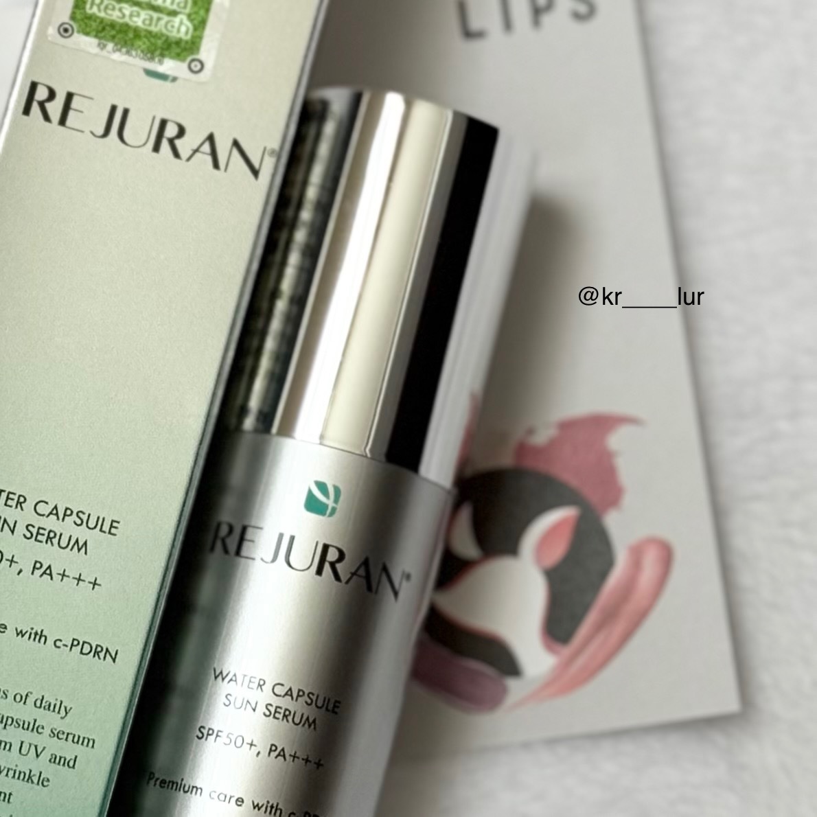 REJURAN ウォーターカプセルUV日焼け止めセラム SPF50+ PA+++ 40ml/REJURAN COSMETICS/日焼け止め・UVケアを使ったクチコミ（1枚目）