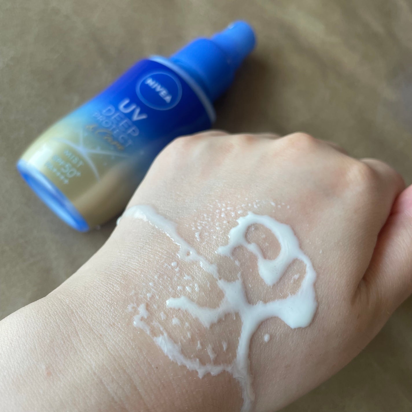 ニベアUV ディーププロテクト&ケア ミルクミスト/ニベア/日焼け止めミスト・スプレーを使ったクチコミ(2枚目)