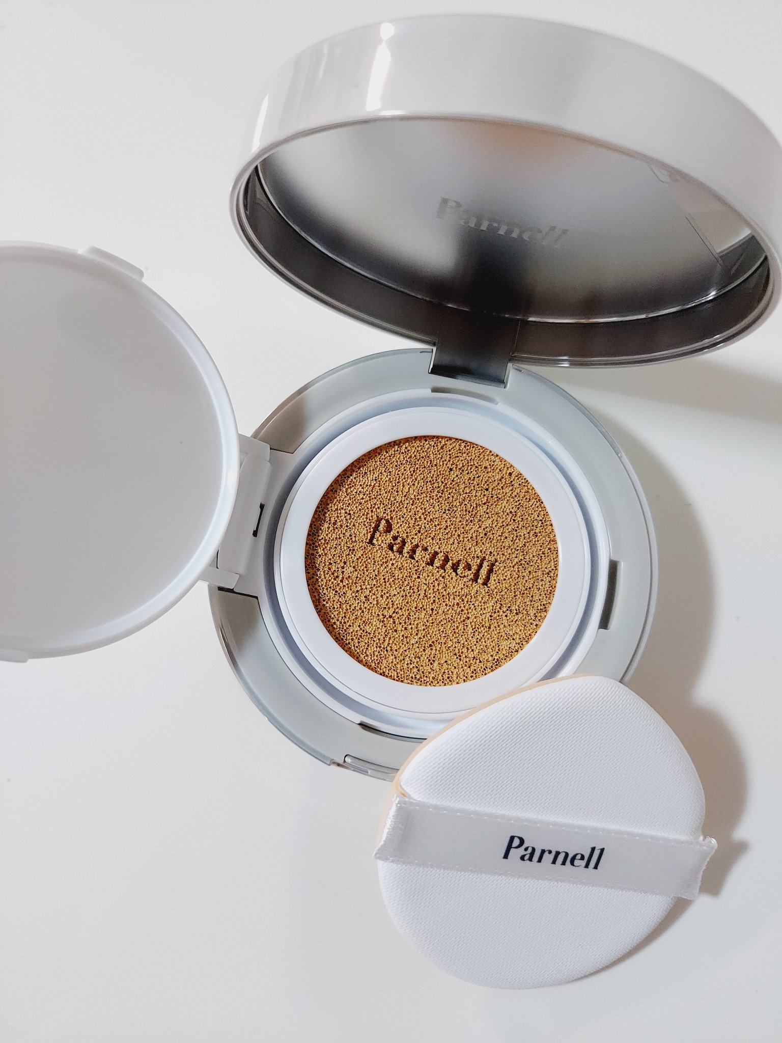 parnell セラム イン ハイグロウ クッション ファンデのクチコミ「✅PARNELL(パーネル)
・セラムインハイグロウクッション(15g #23 SPF50+/.....」（3枚目）