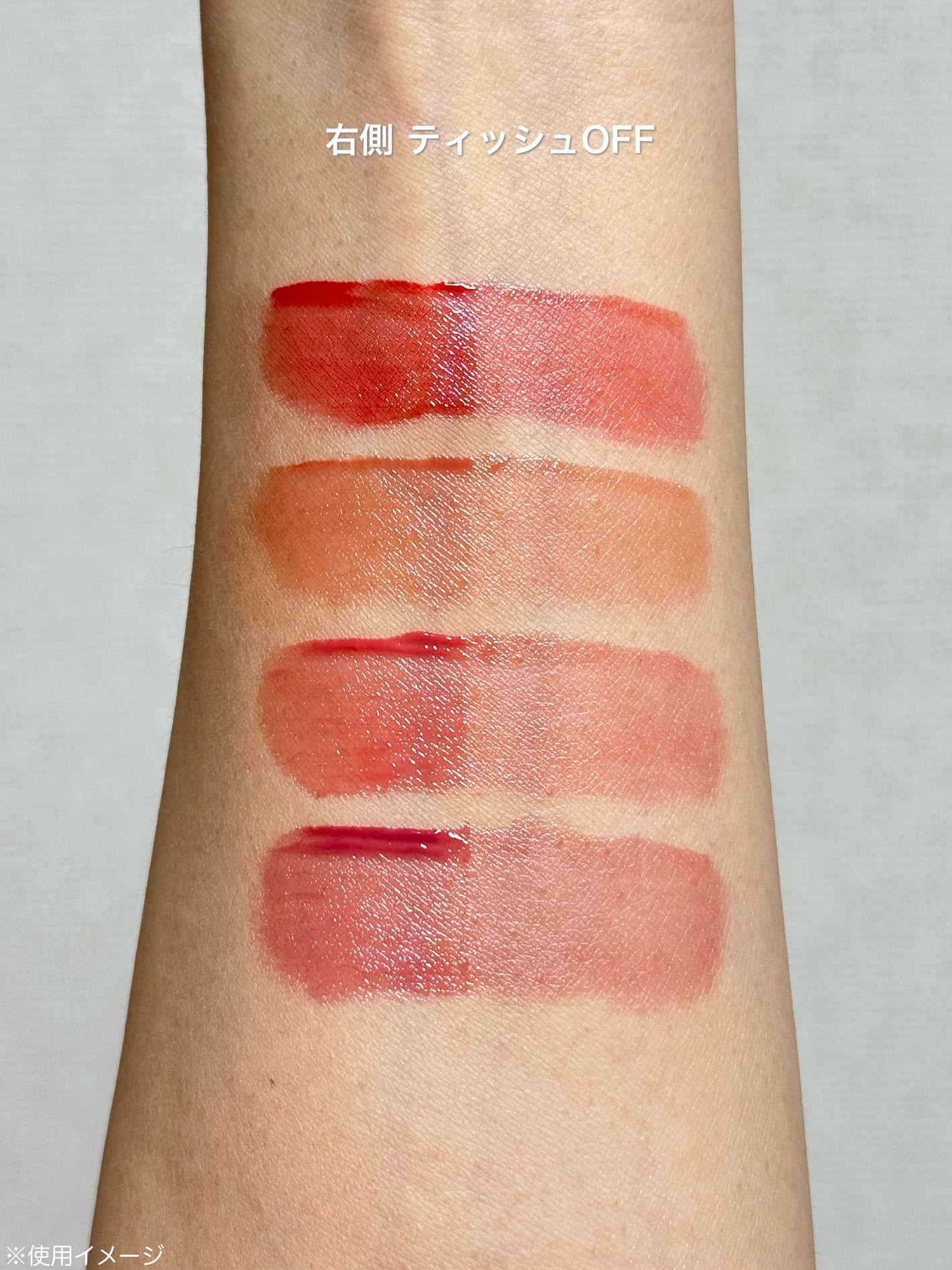 アイスドロップウォーターティント/kkotppang/リップティントを使ったクチコミ(4枚目)