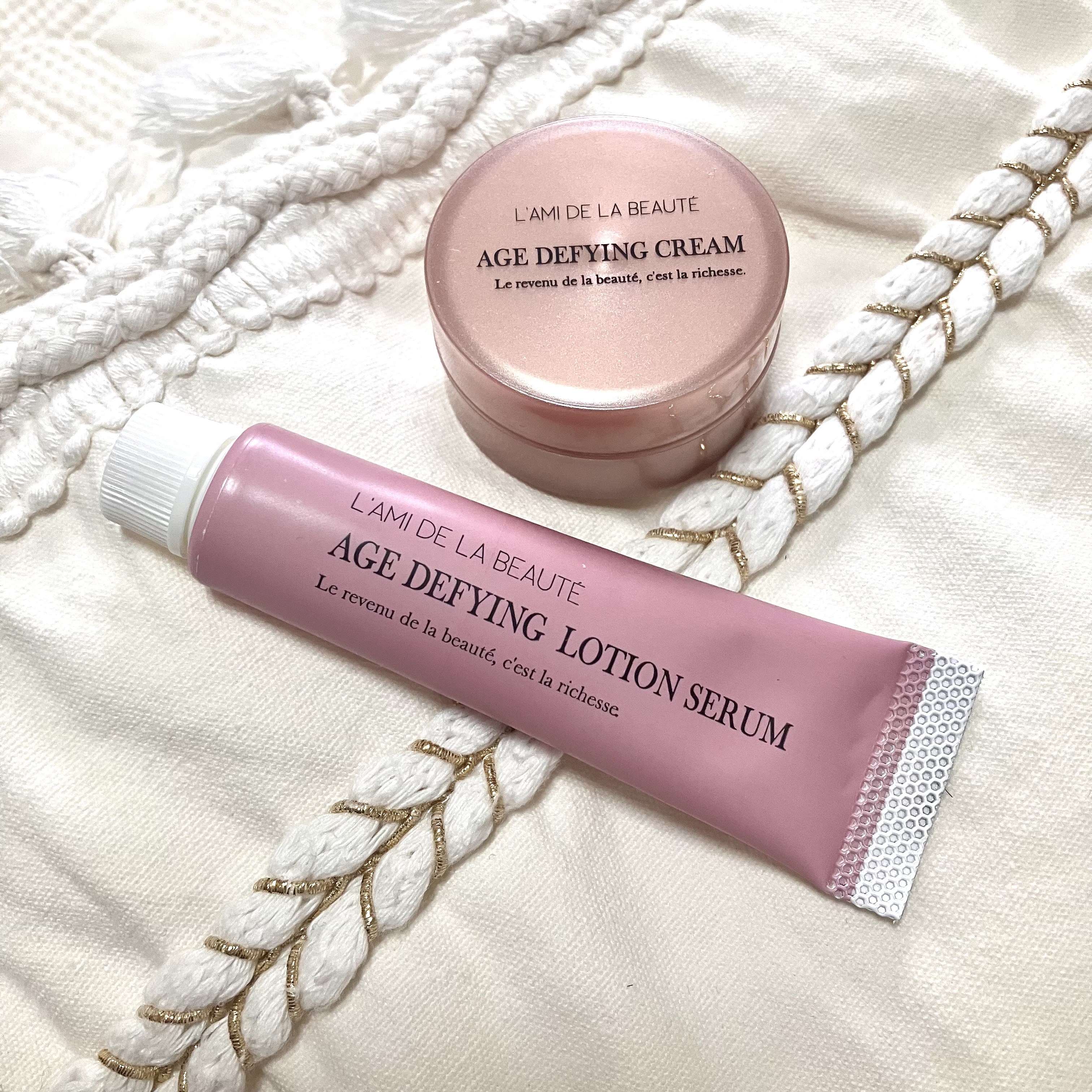 AGE DEFYING トライアルキット/L'AMI DE LA BEAUTE(ラミドラボーテ）/トライアルキットを使ったクチコミ（1枚目）