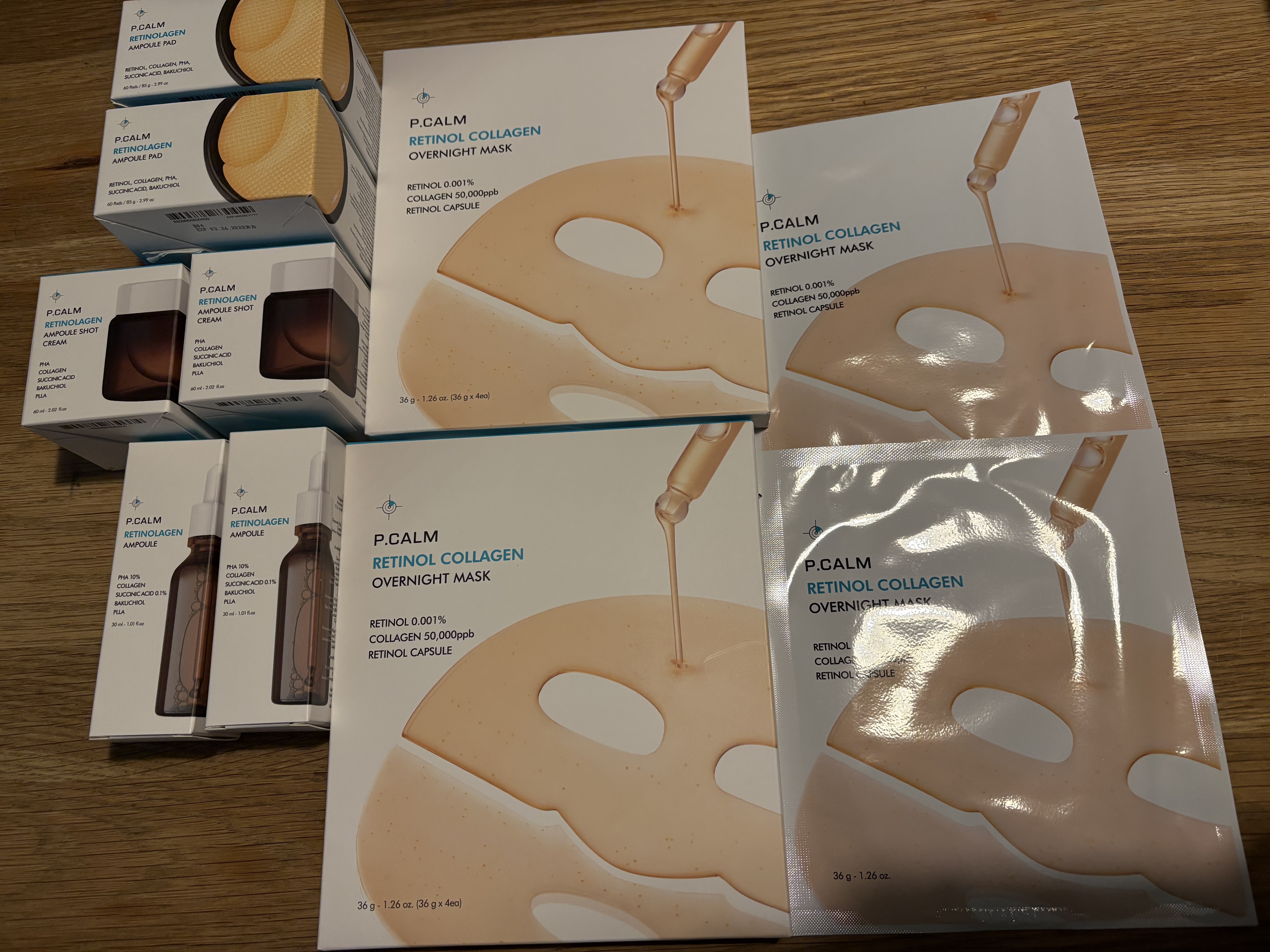 レチノール コラーゲン オーバーナイト マスク/P.CALM/シートマスク・パックを使ったクチコミ（1枚目）