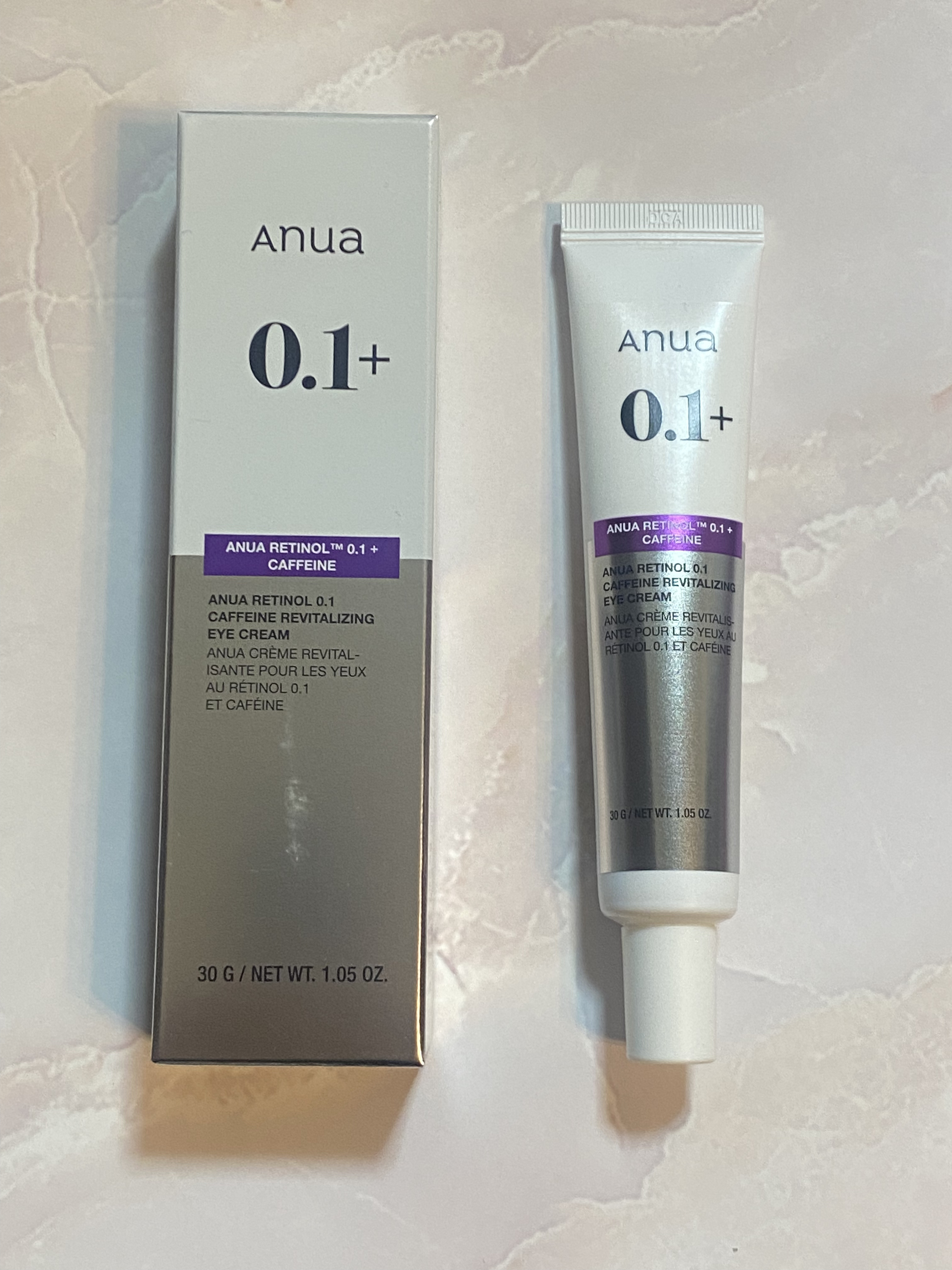 レチノール 0.1 カフェイン リバイタライジング アイクリーム/Anua/アイケア・アイクリームを使ったクチコミ（2枚目）