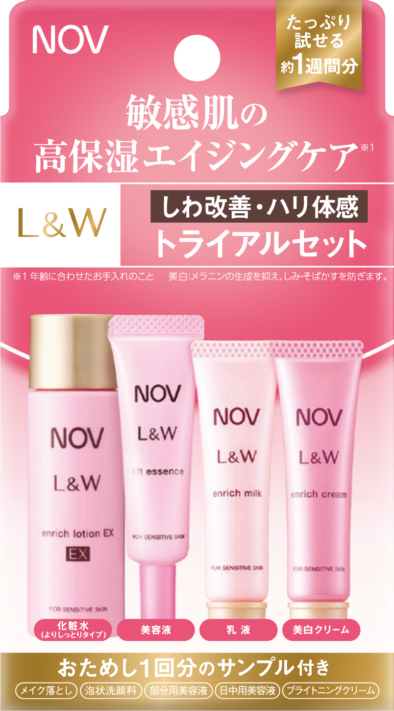 ノブ L&W トライアルセット L NOV