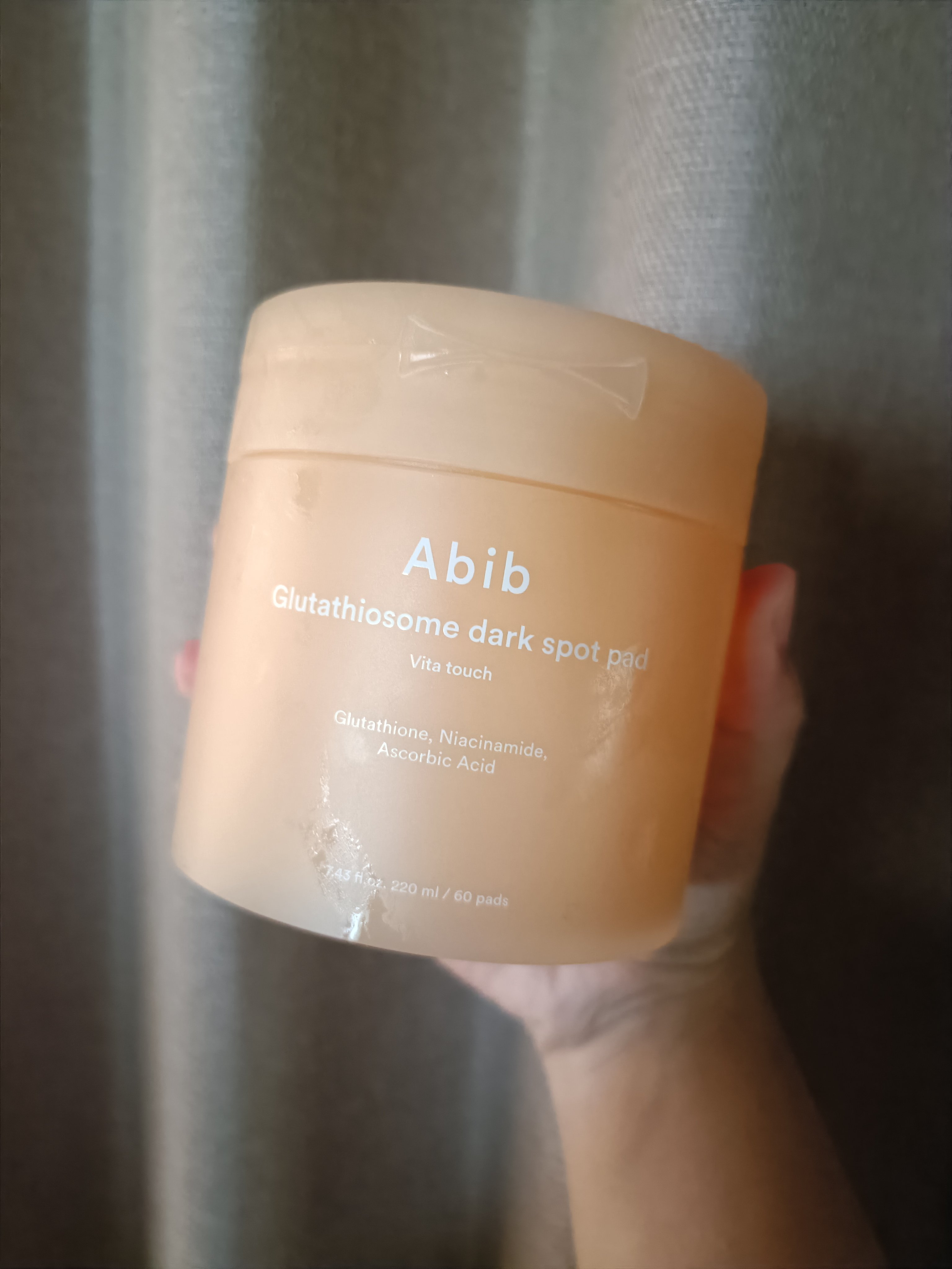 グルタチオンソームダークスポットパッドビタタッチ/Abib /トナーパッドを使ったクチコミ（1枚目）