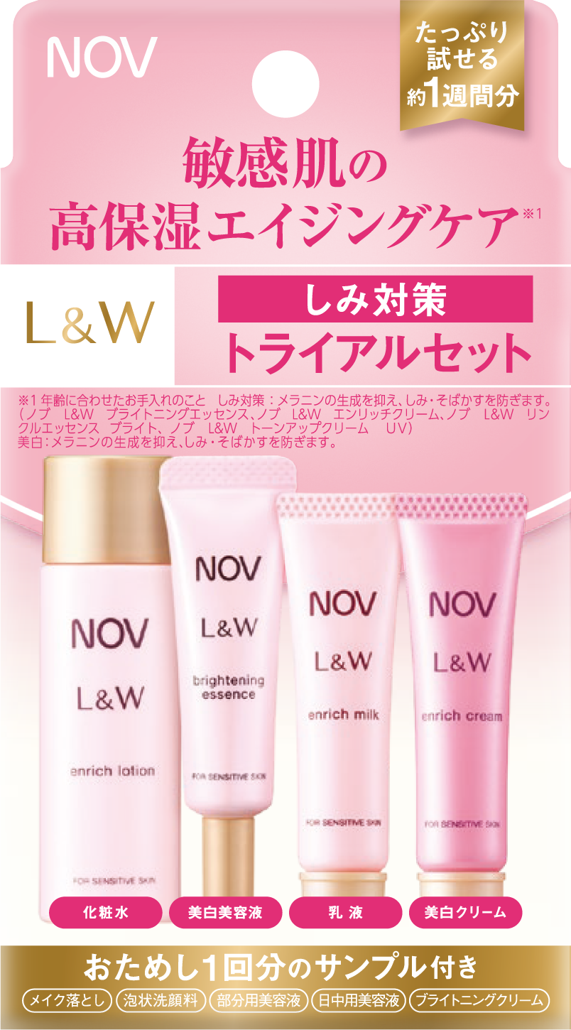 ノブ L&W トライアルセット W / NOV