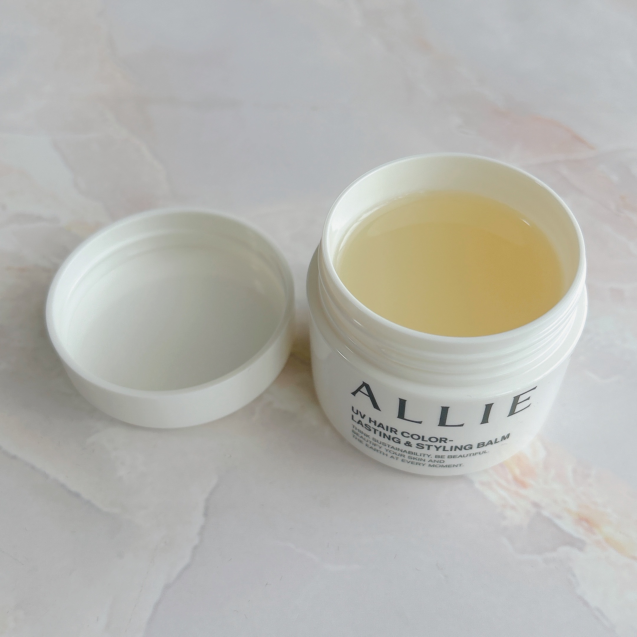 アリィー クロノビューティ UV ヘアカラーラスティング＆スタイリング バーム/アリィー/ヘアバームを使ったクチコミ（3枚目）