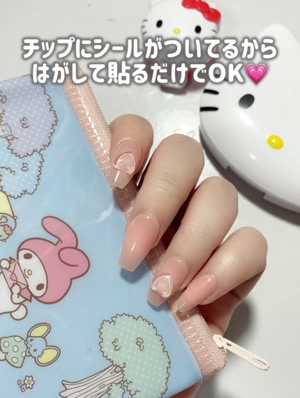 ネイルチップ(シールタイプ)/FINGER SUIT/ネイルチップ・パーツを使ったクチコミ(3枚目)