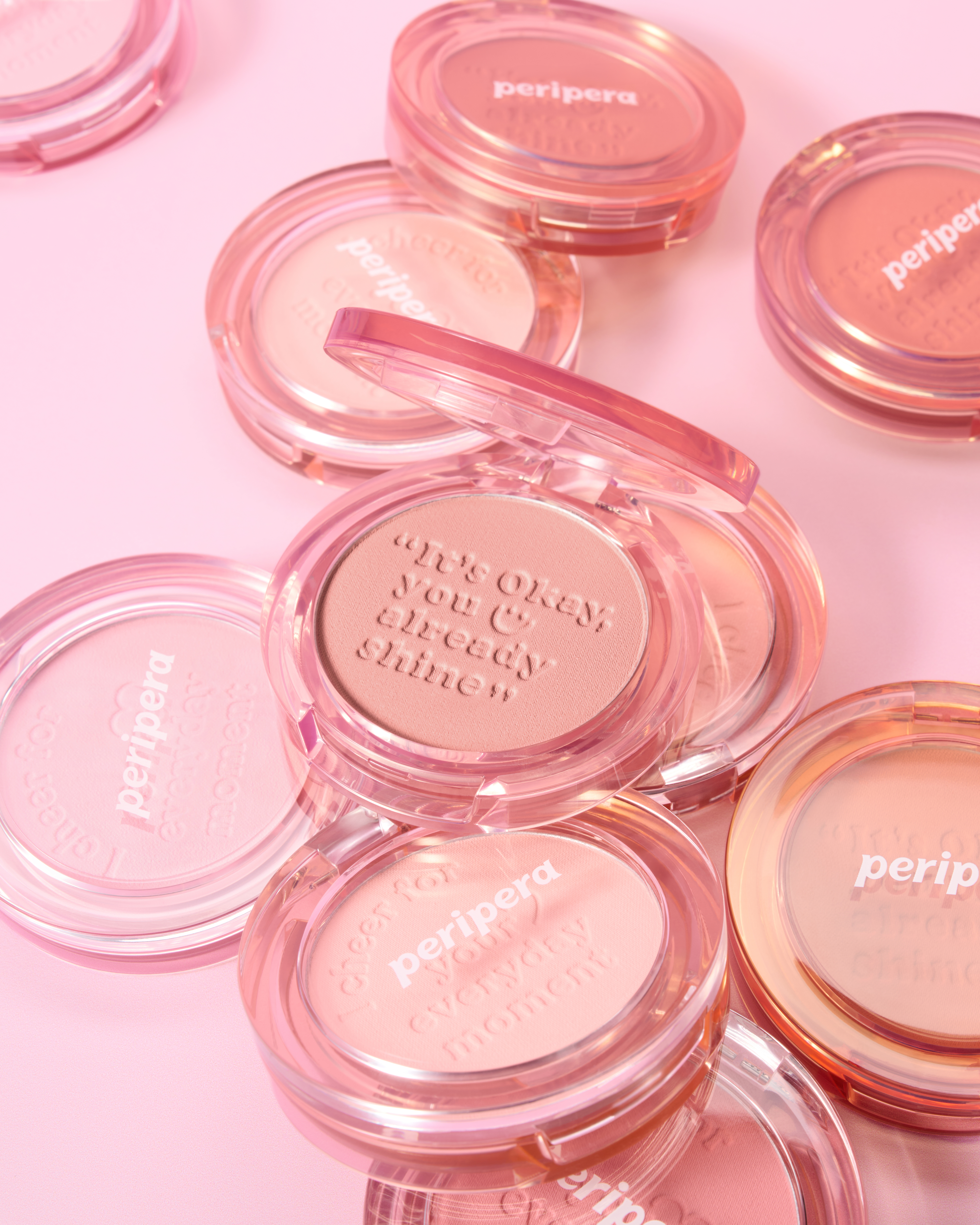 ピュア ブラッシュド サンシャイン チーク/PERIPERA/パウダーチークを使ったクチコミ（3枚目）