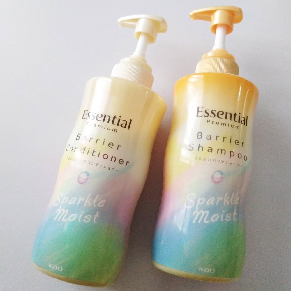 エッセンシャルプレミアム バリアシャンプー・コンディショナー スパークルモイスト/エッセンシャル/市販シャンプーを使ったクチコミ（2枚目）