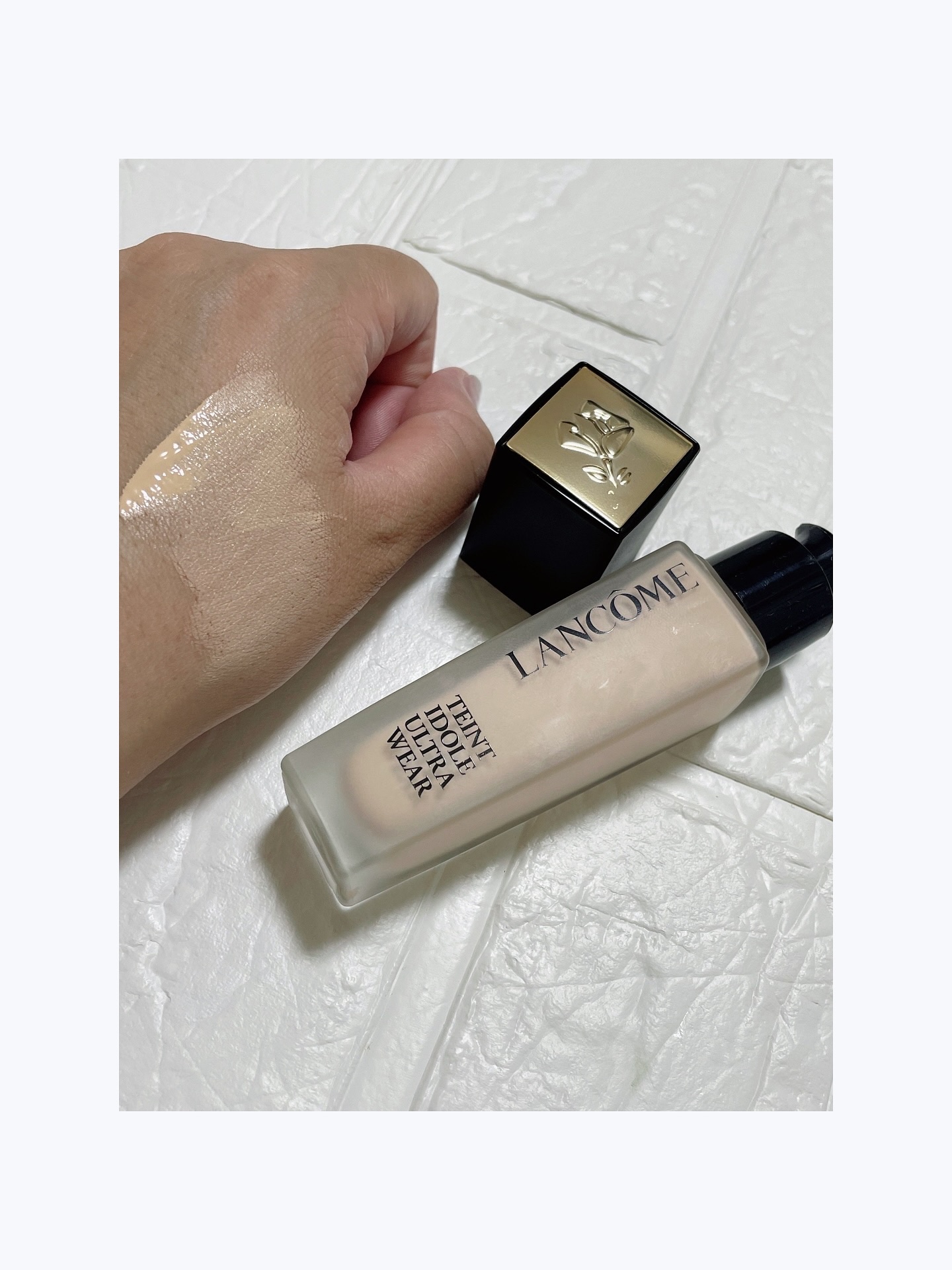 タンイドル ウルトラ ウェア リキッド N P-01/LANCOME/リキッドファンデーションを使ったクチコミ（2枚目）