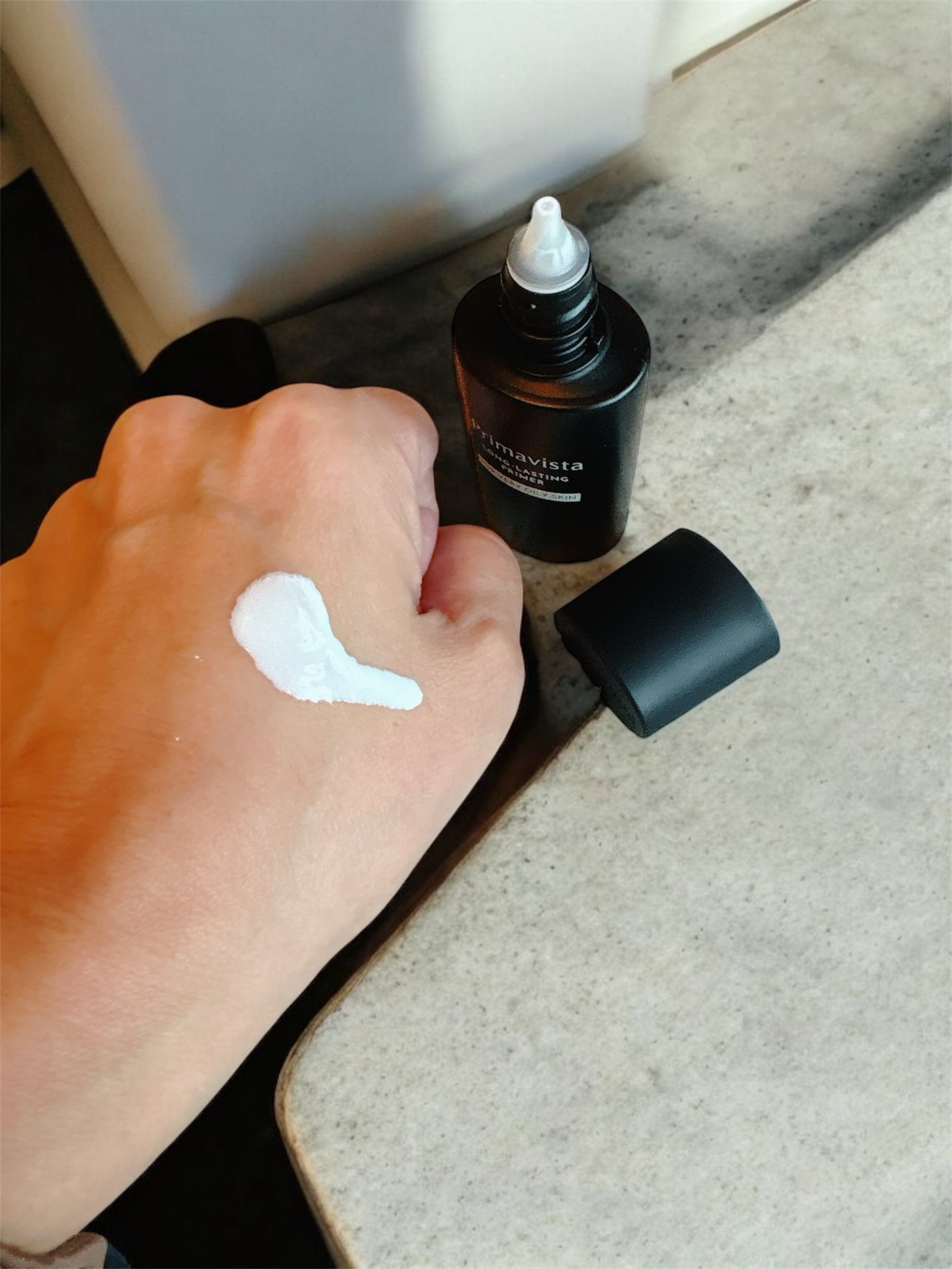 スキンプロテクトベース＜皮脂くずれ防止＞ 超オイリー肌用/プリマヴィスタ/化粧下地を使ったクチコミ（3枚目）