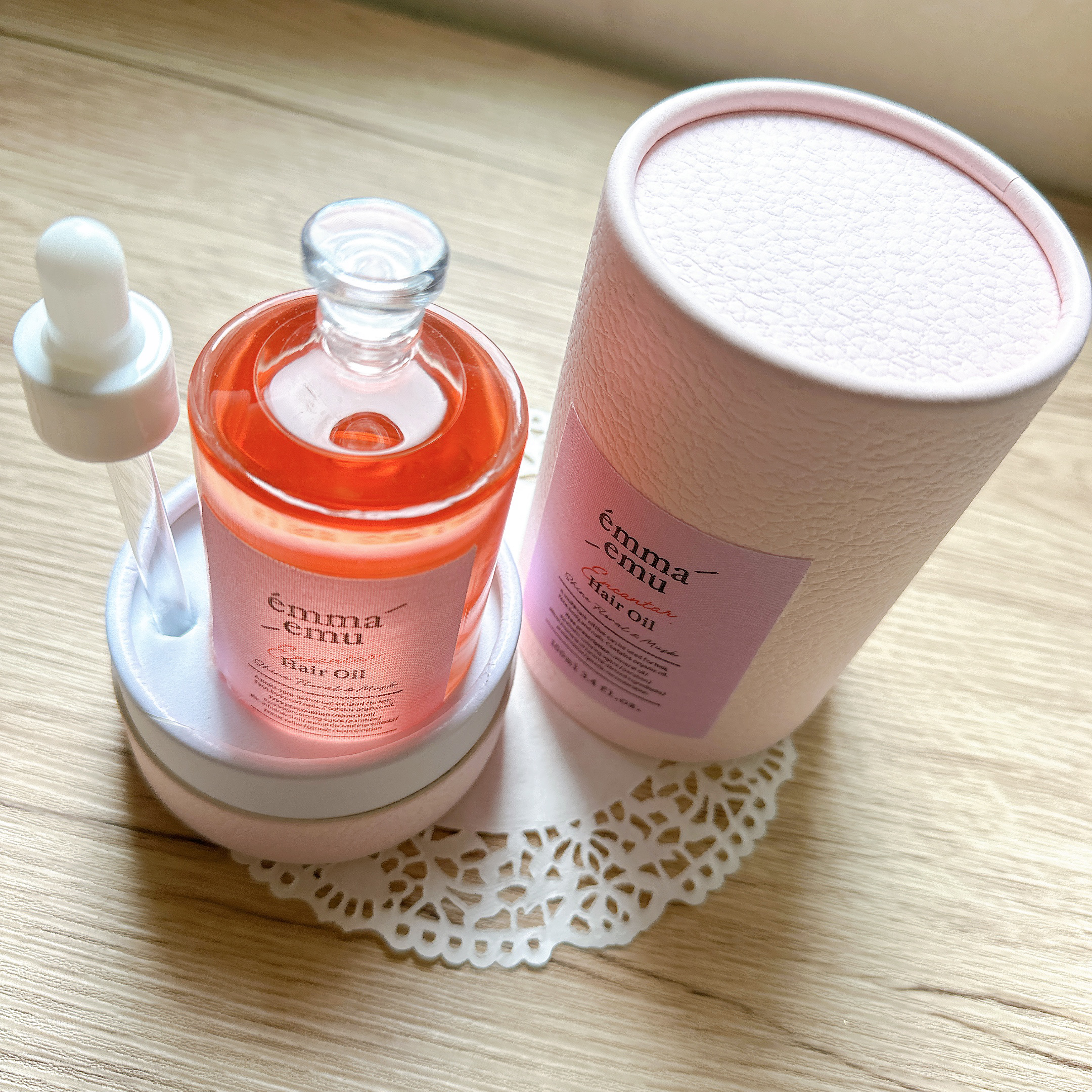 エンカンタールヘアオイル シャインフローラル＆ムスク/emma emu/ヘアオイルを使ったクチコミ（2枚目）