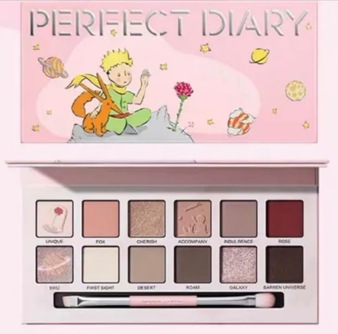Perfect Diary × 星の王子さま (My Little Prince) Explorer Eyeshadow PERFECT DIARY
