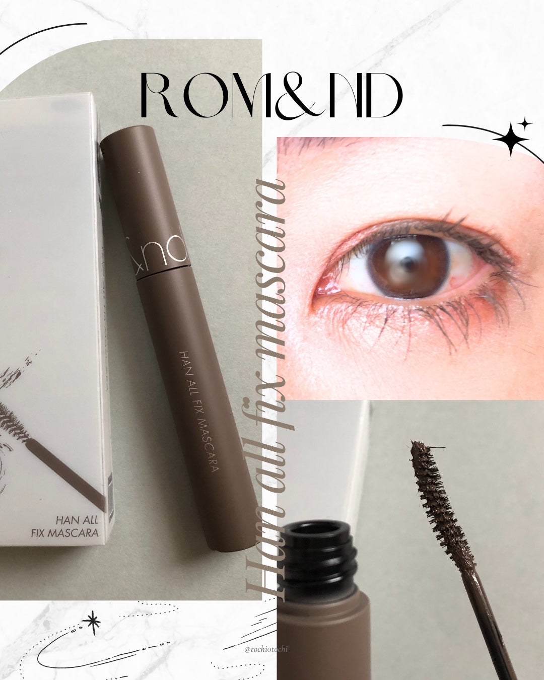 ハンオールフィックスマスカラ/rom&nd/マスカラを使ったクチコミ(1枚目)