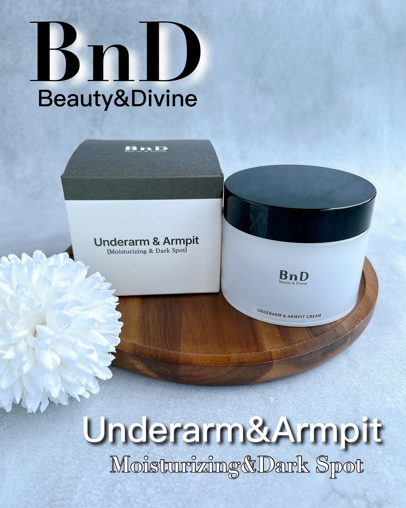 BnDアンダーアームクリーム(ボディクリーム)/BnD/デリケートゾーンケアを使ったクチコミ(1枚目)