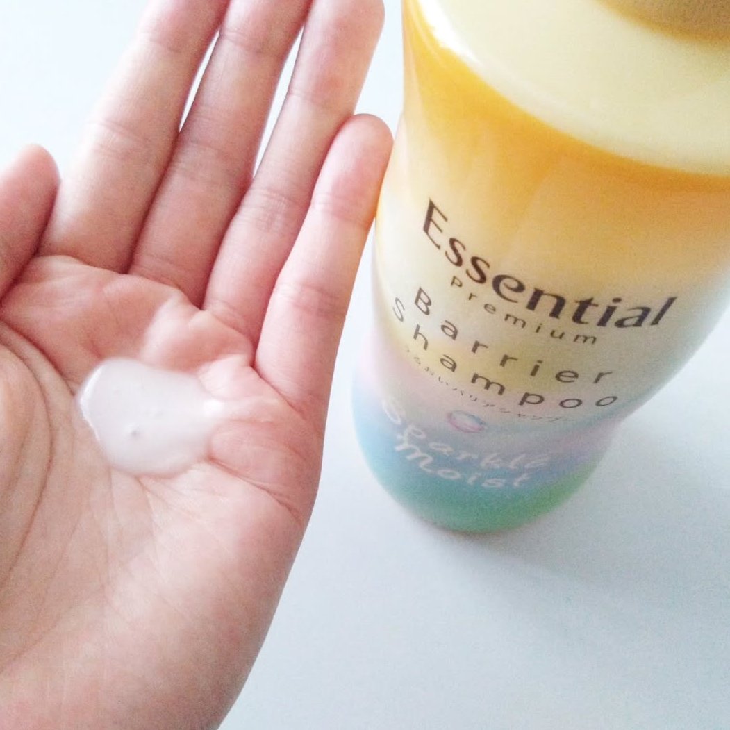 エッセンシャルプレミアム バリアシャンプー・コンディショナー スパークルモイスト/エッセンシャル/市販シャンプーを使ったクチコミ（3枚目）