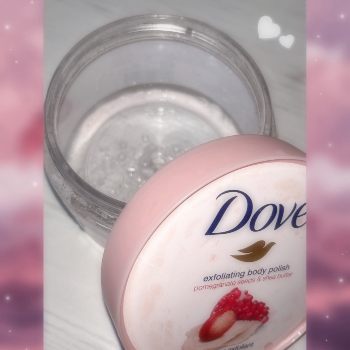 ダヴ ふわとろクリーミースクラブ ザクロ＆シアバター/ダヴ/ボディスクラブを使ったクチコミ（2枚目）