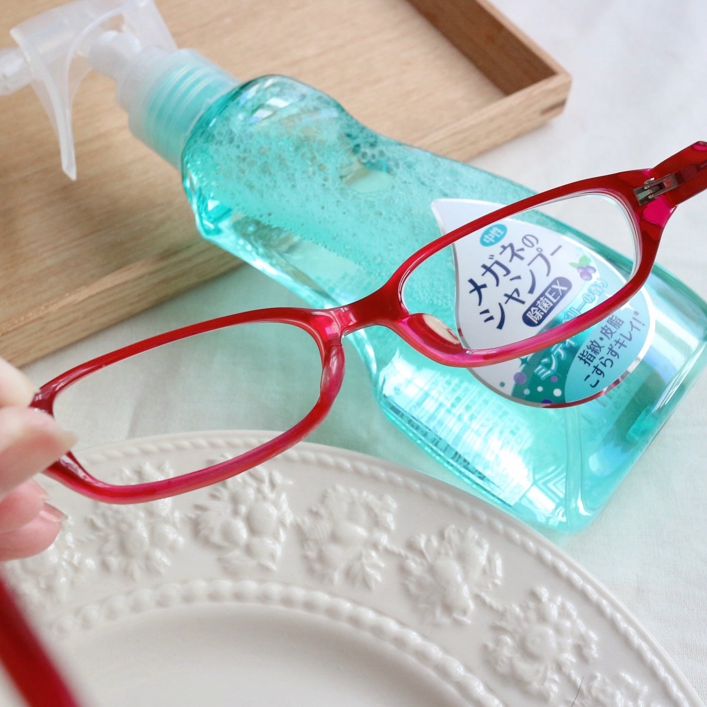 メガネのシャンプー 除菌EX/ソフト99コーポレーション/その他を使ったクチコミ(6枚目)