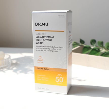 サンスクリーン+モイスト(色付き)<日焼け止め>/DR.WU/日焼け止めローションを使ったクチコミ(5枚目)