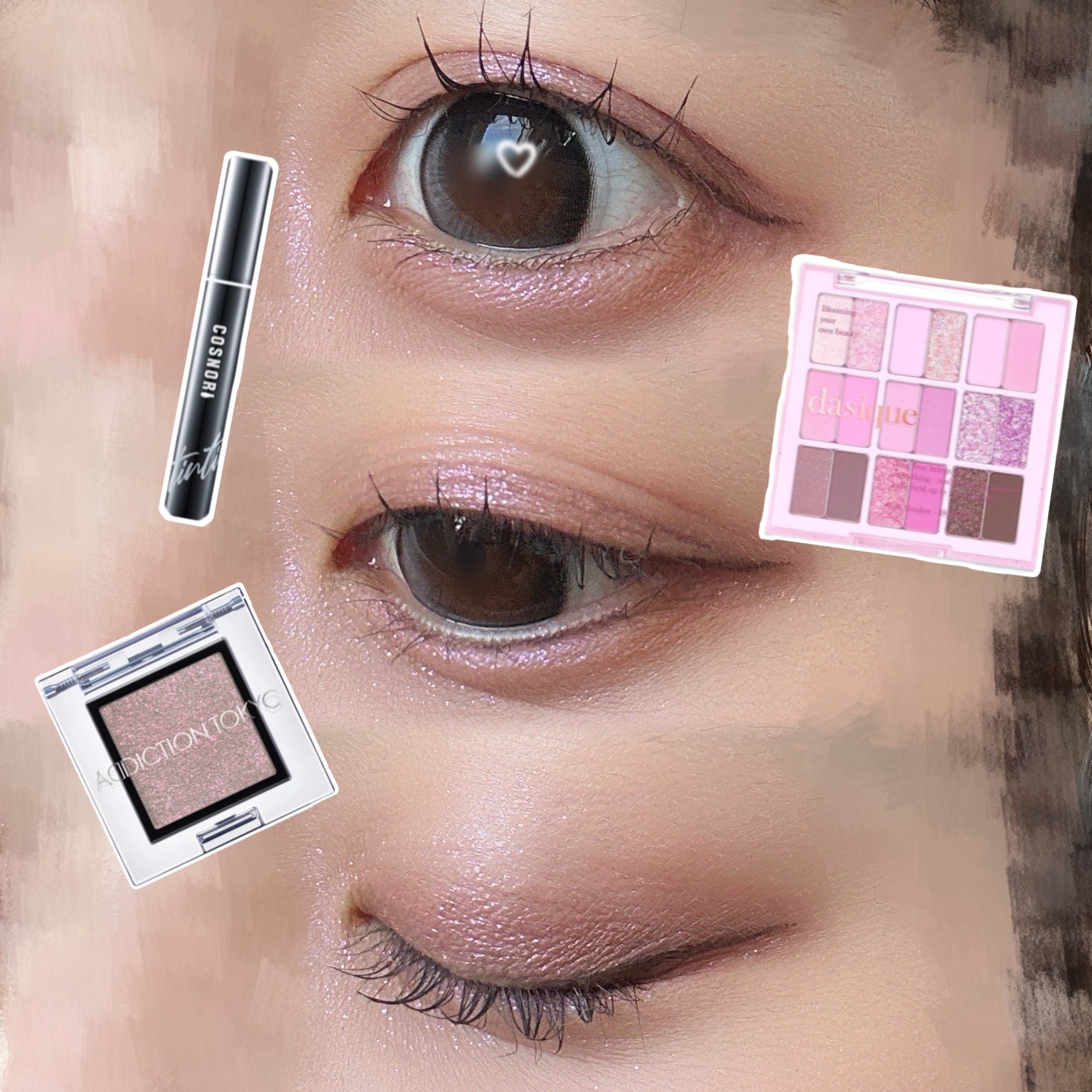 シャドウパレット/dasique/アイシャドウパレットを使ったクチコミ（2枚目）