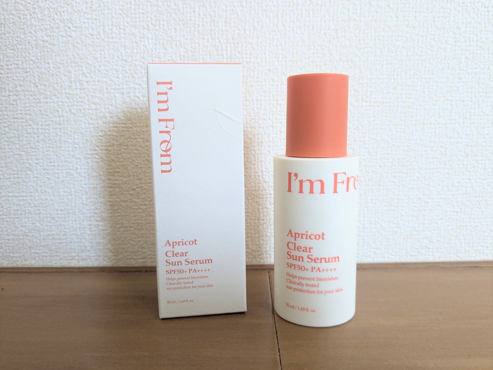 アプリコットクリアサンセラム/I'm from/日焼け止めローションを使ったクチコミ（1枚目）