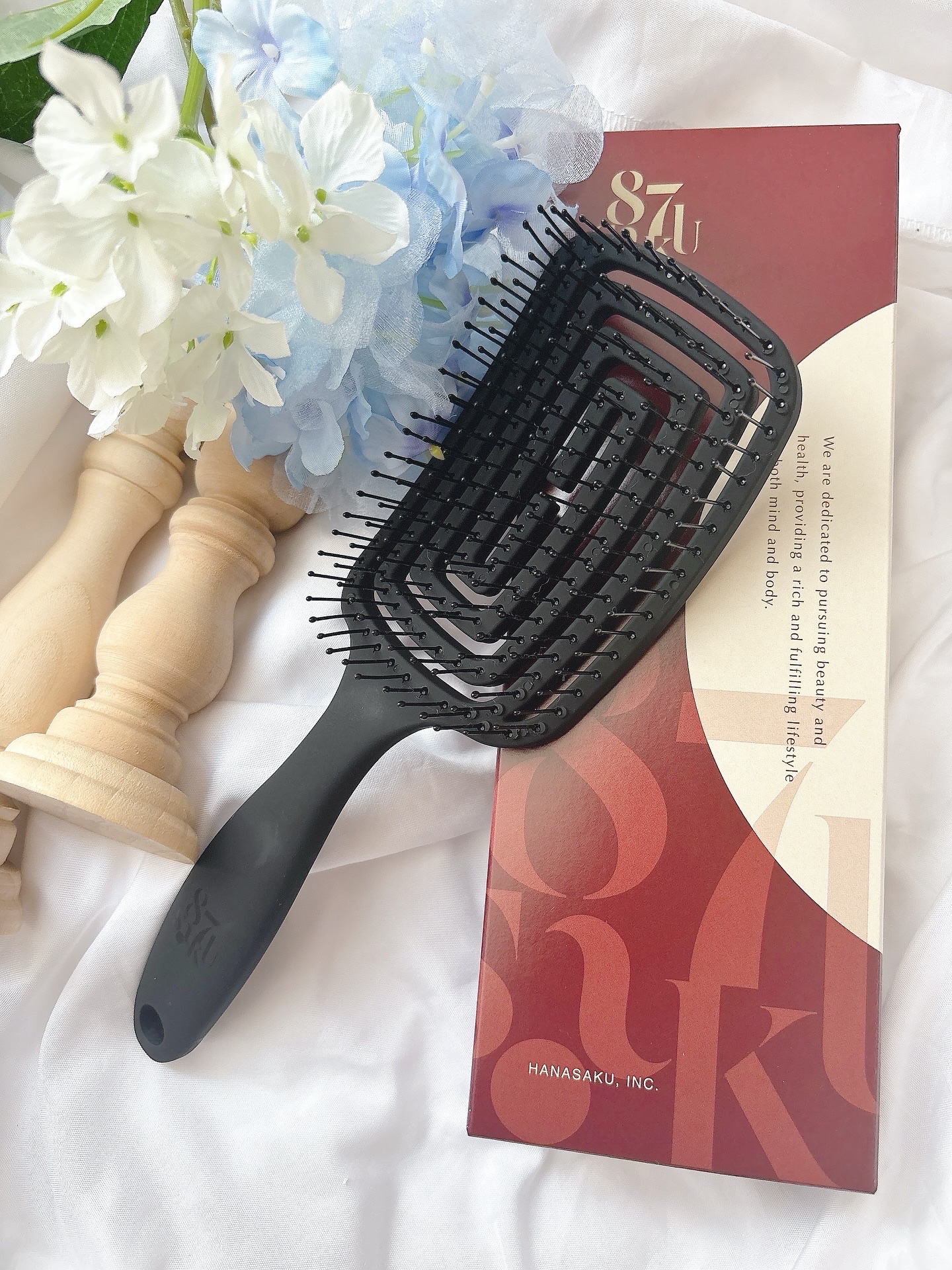 87saku ハナサク 速乾ブラシ/87saku/ヘアブラシを使ったクチコミ（1枚目）