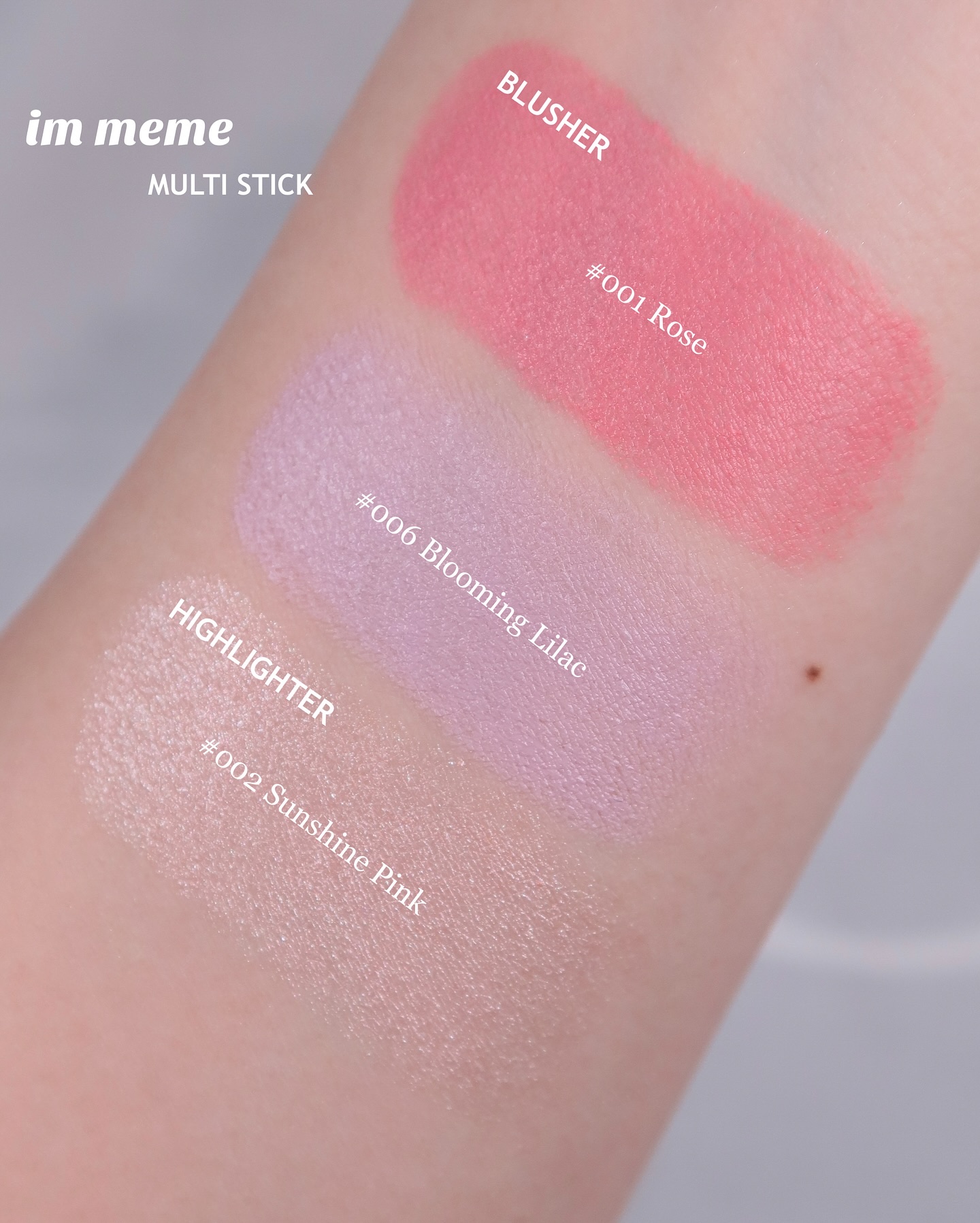 アイムマルチスティックブラッシャー/i’m meme/ジェル・クリームチークを使ったクチコミ（2枚目）