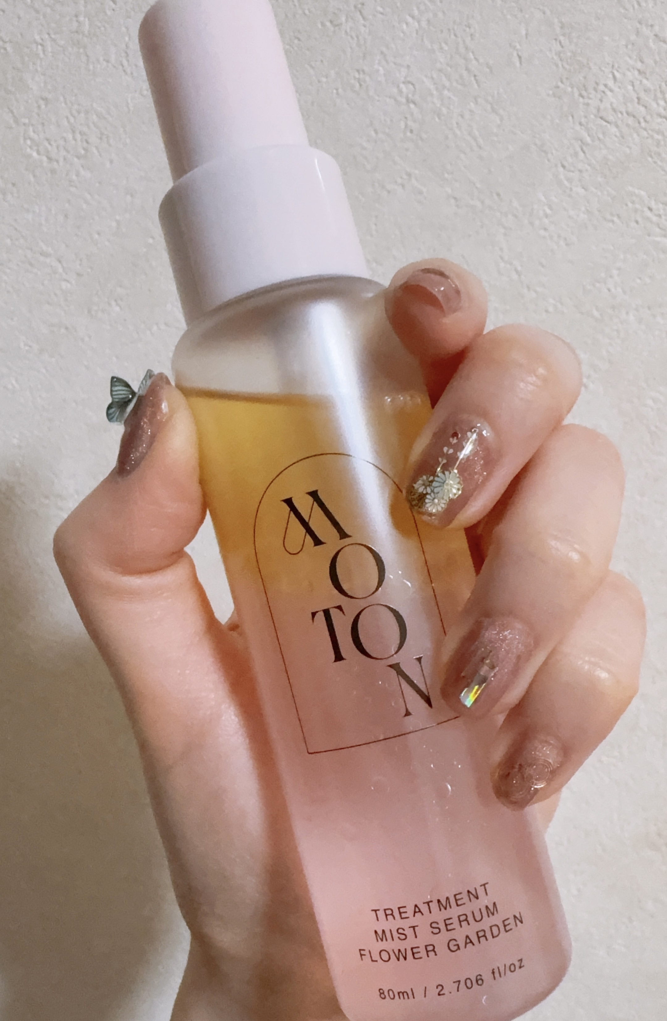 MOTON トリートメントミストセラム フラワーガーデン/MOTON/ヘアミストを使ったクチコミ（1枚目）