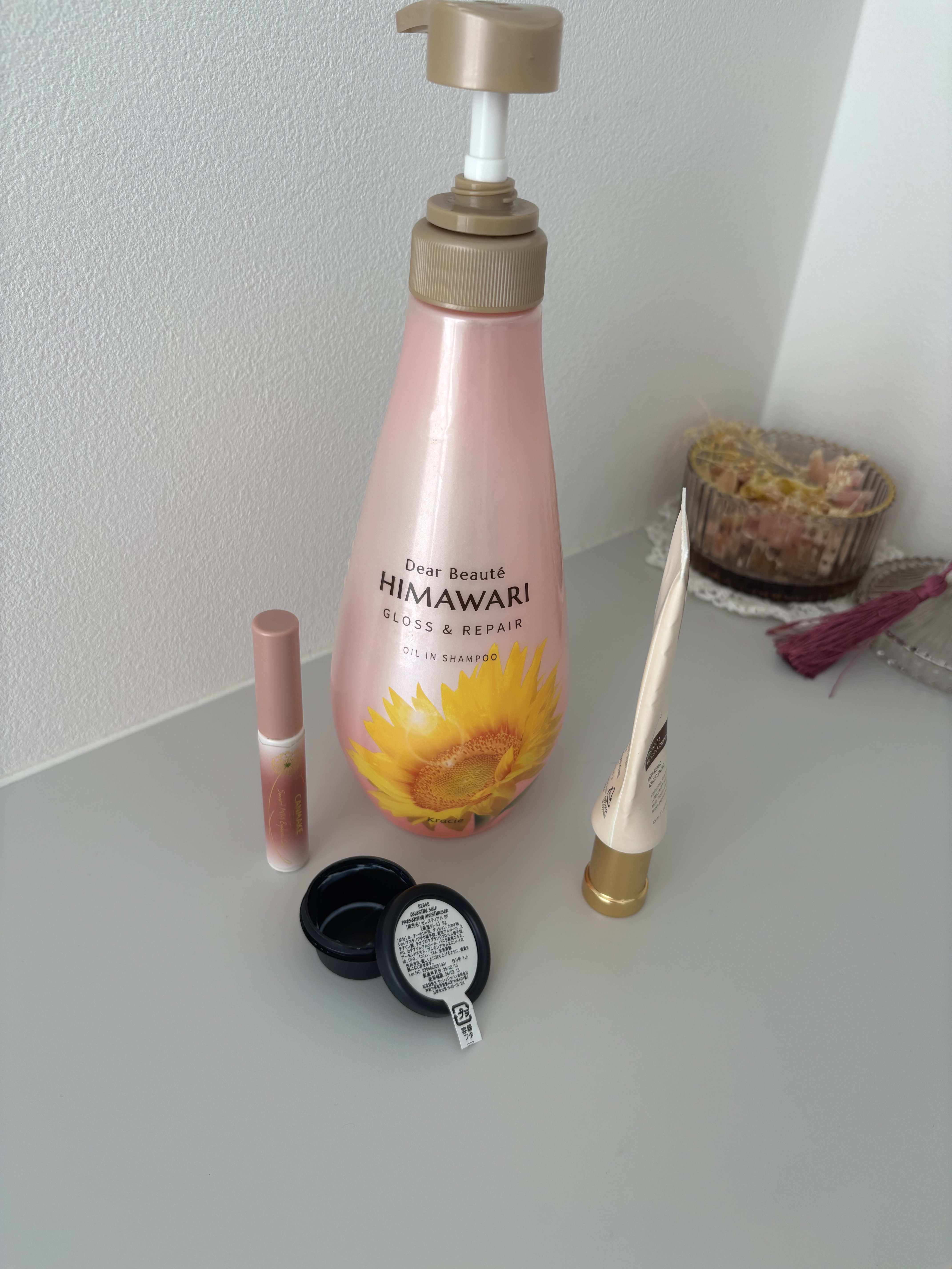 ラッシュ セレスティアル SPのクチコミ「使い切り✨️

①ディアボーテ
オイルインシャンプー／オイルインコンディショナー
グロス＆リペ.....」（1枚目）