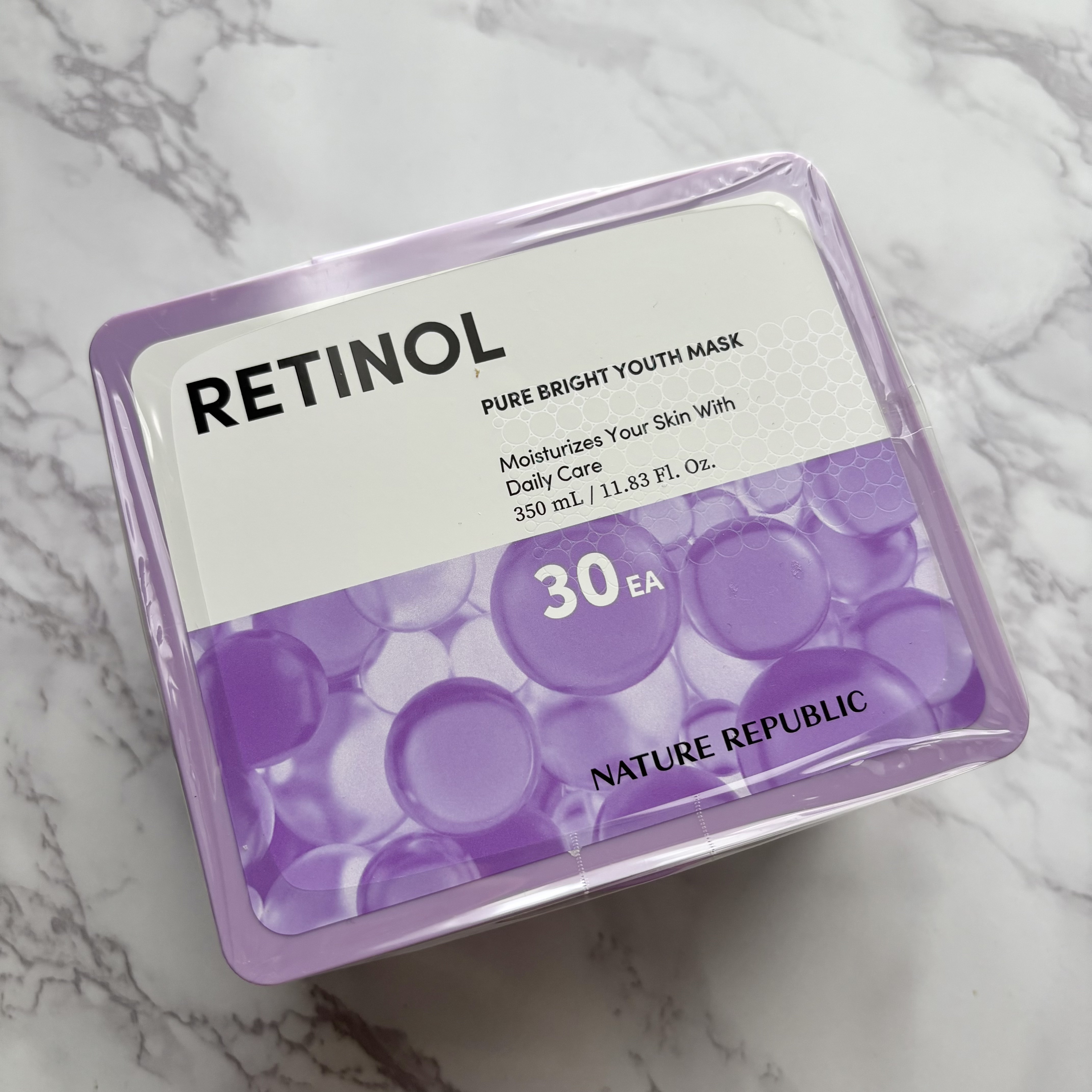 レチノールピュアブライトユースマスク30枚入/ネイチャーリパブリック/シートマスク・パックを使ったクチコミ（1枚目）